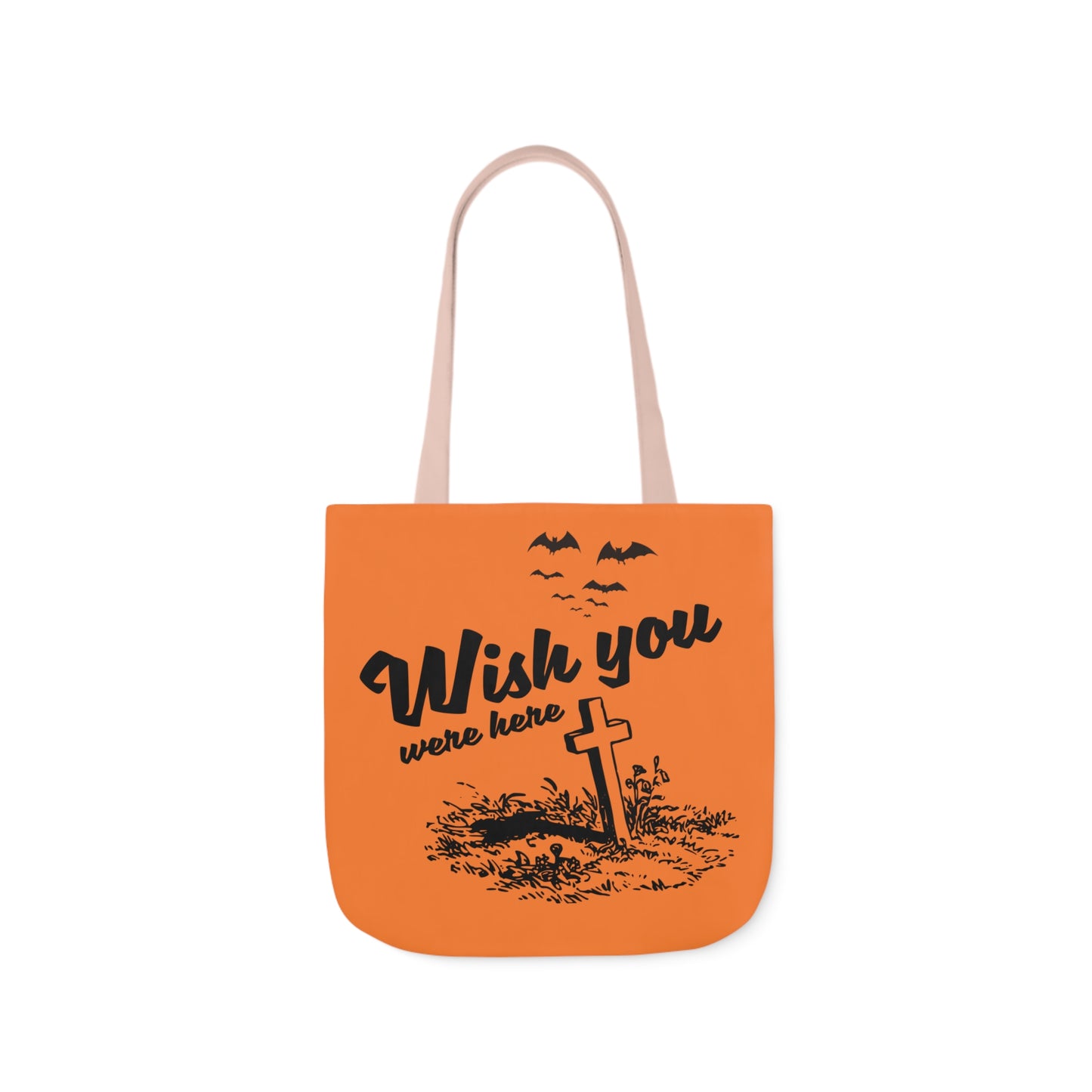 Wish you were here - Canvas Tote Bag, 5-Color Straps - Halloween