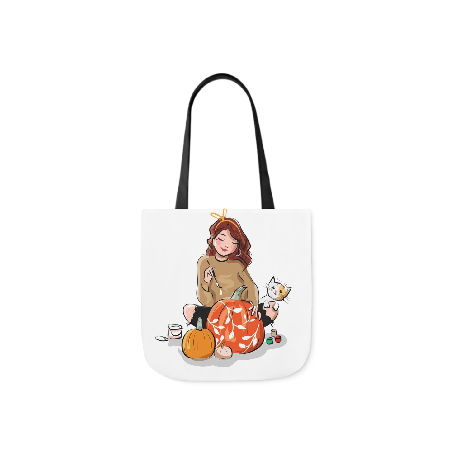 Painting - Canvas Tote Bag, 5-Color Straps