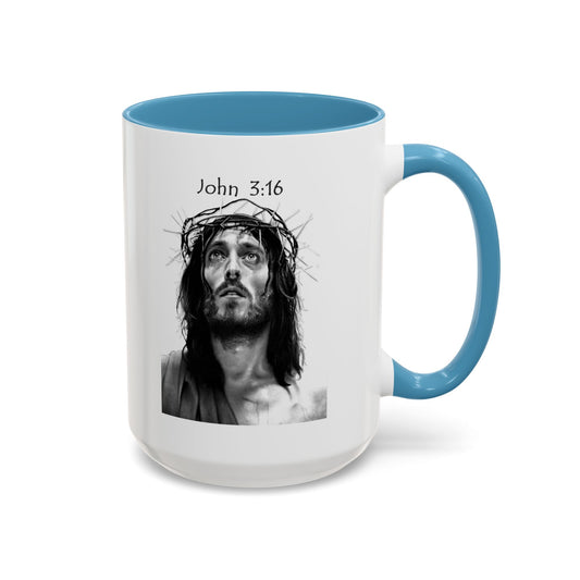 John 3:16 - Accent Coffee Mug (11, 15oz)