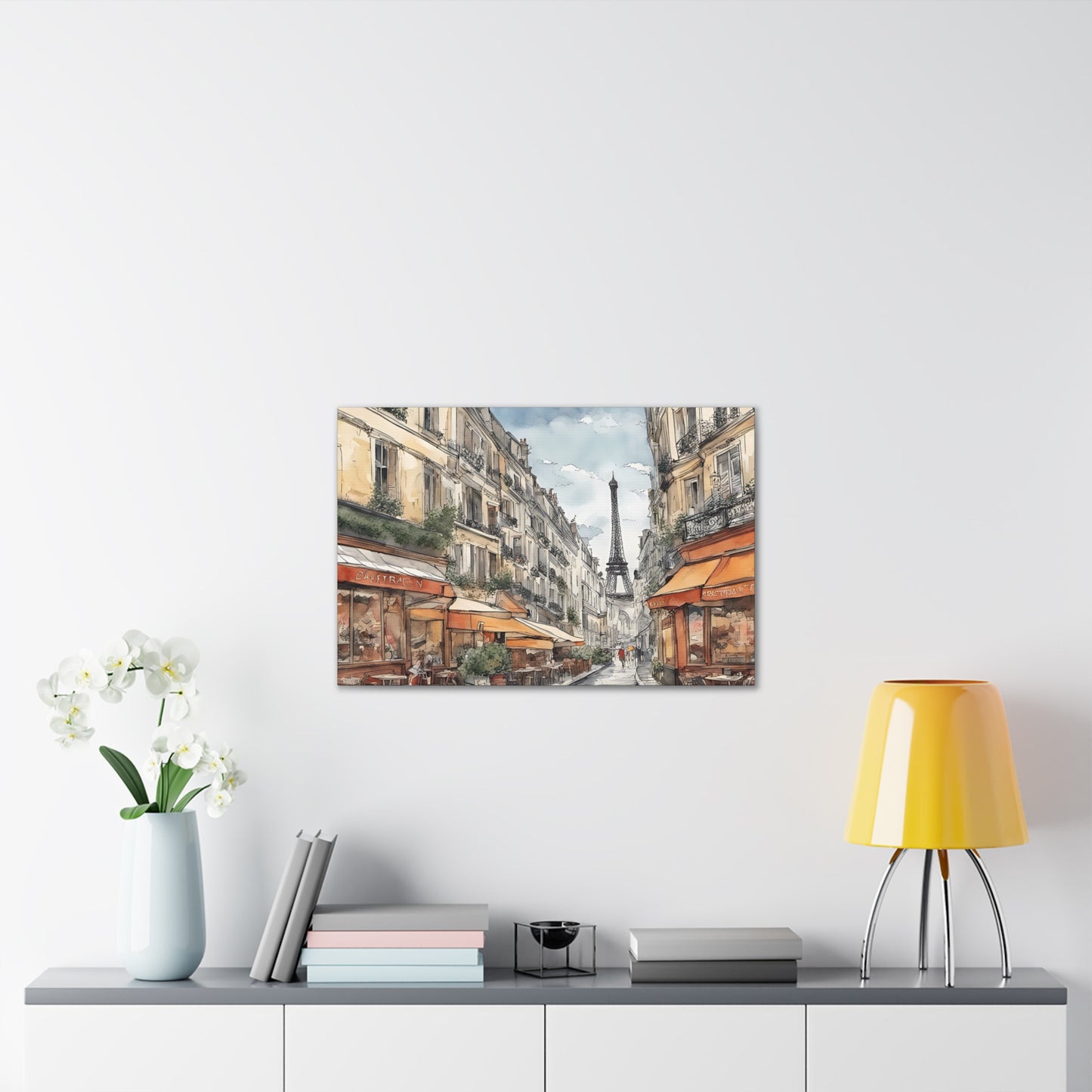 Paris Street - Canvas Stretched, 0.75"