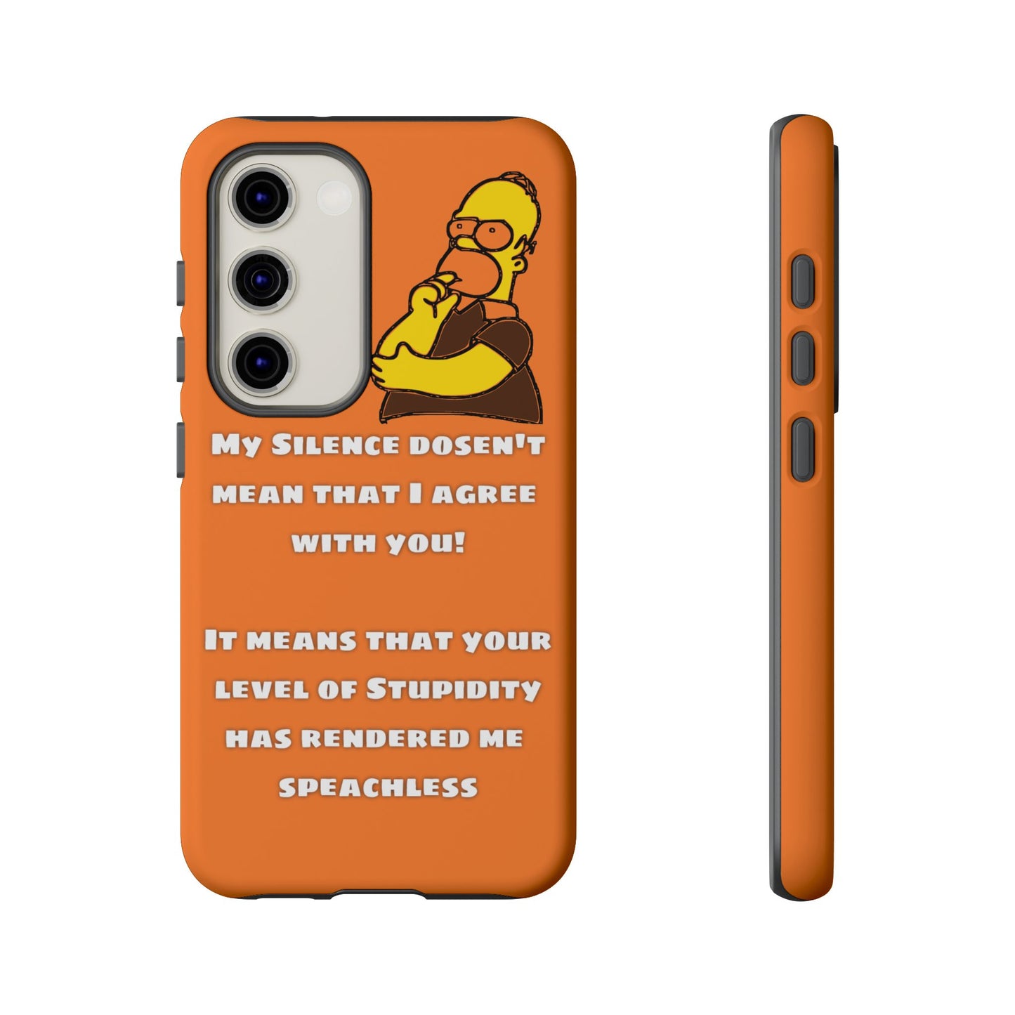 My Silence - Tough Cases - Whimsical Phone Cases