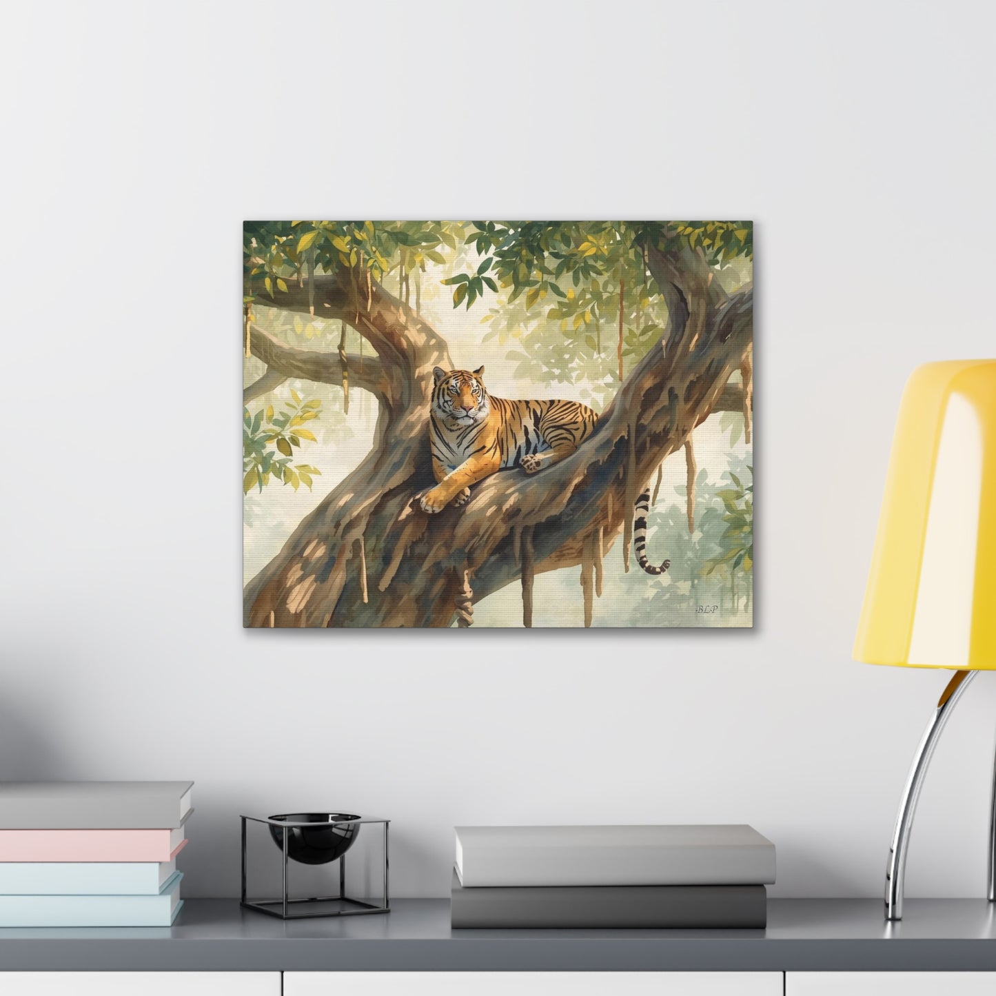 Lounging tiger - Canvas Stretched, 0.75" - 2026 Wall Art - Animals