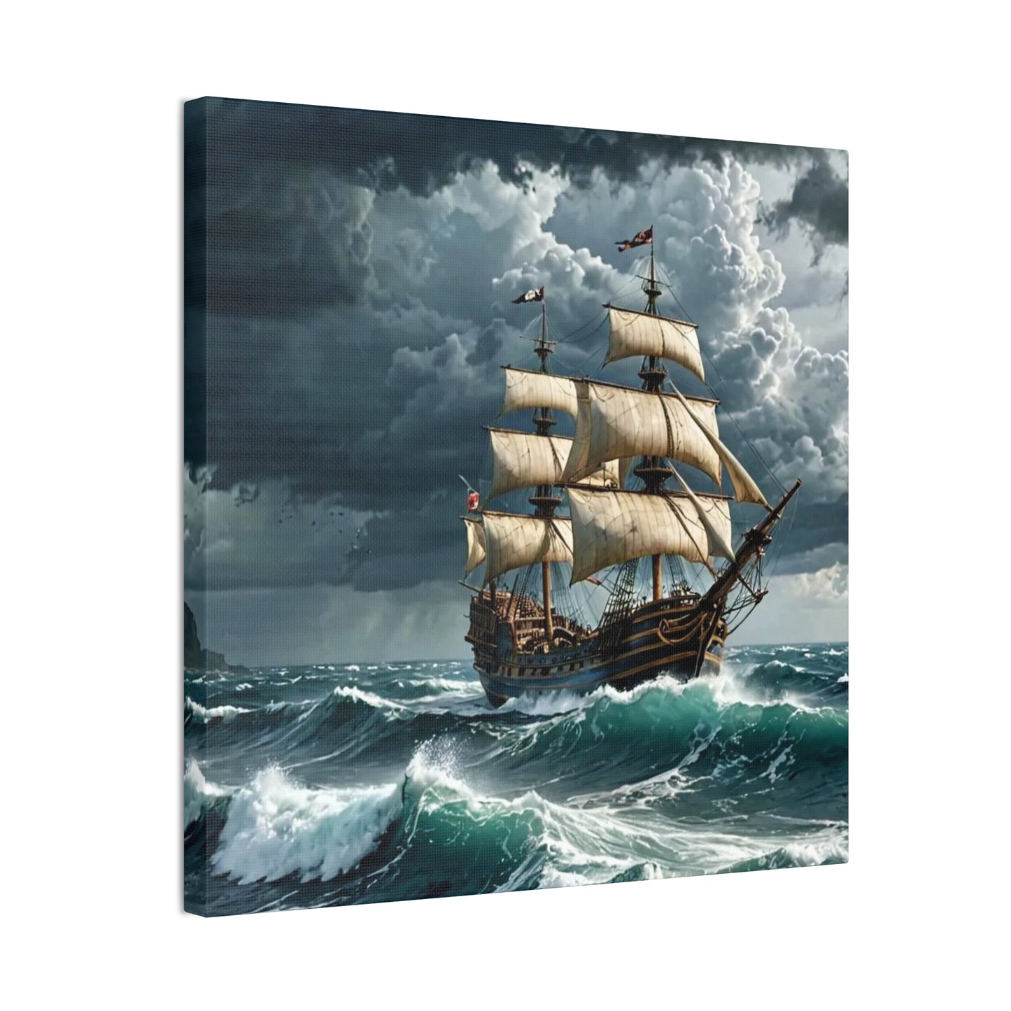 Sailing Ship - Canvas Stretched, 0.75" - Father's Day