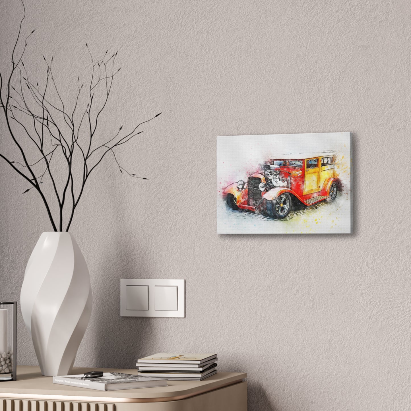 Hot Rod - Canvas Stretched, 0.75" - Father's Day