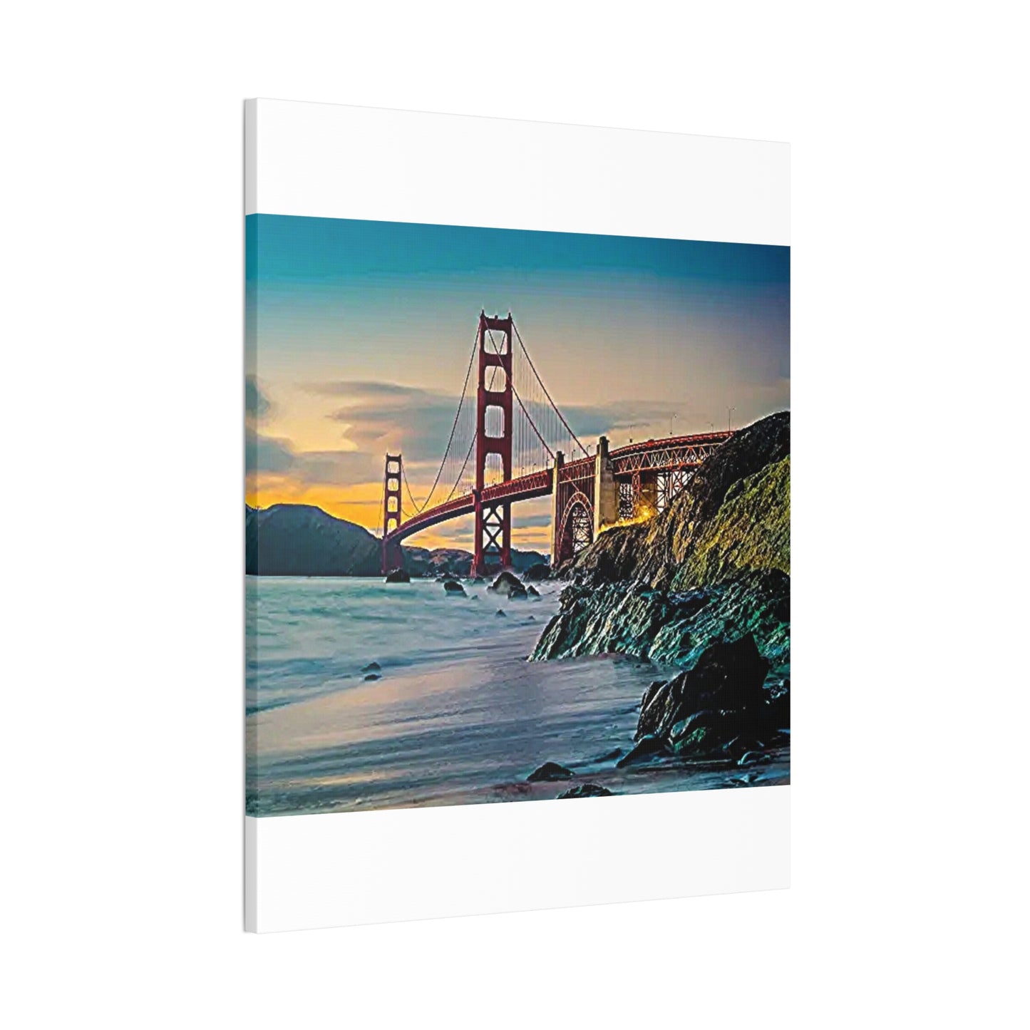 Golden Gate - Canvas Stretched, 0.75"