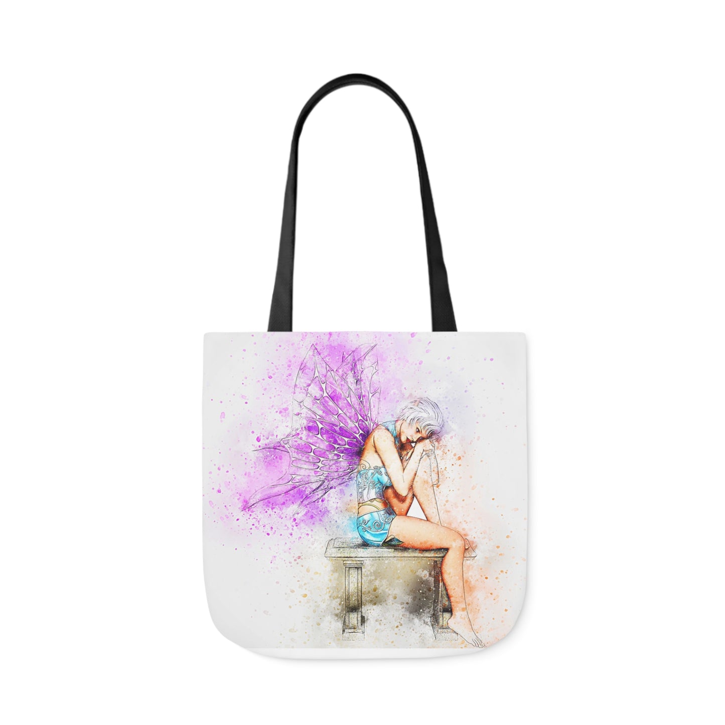 Fairy - Canvas Tote Bag, 5-Color Straps