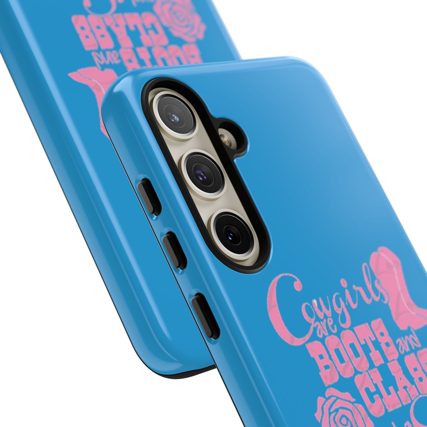 CowGirls are Boots -Tough Whimsical Phone Cases