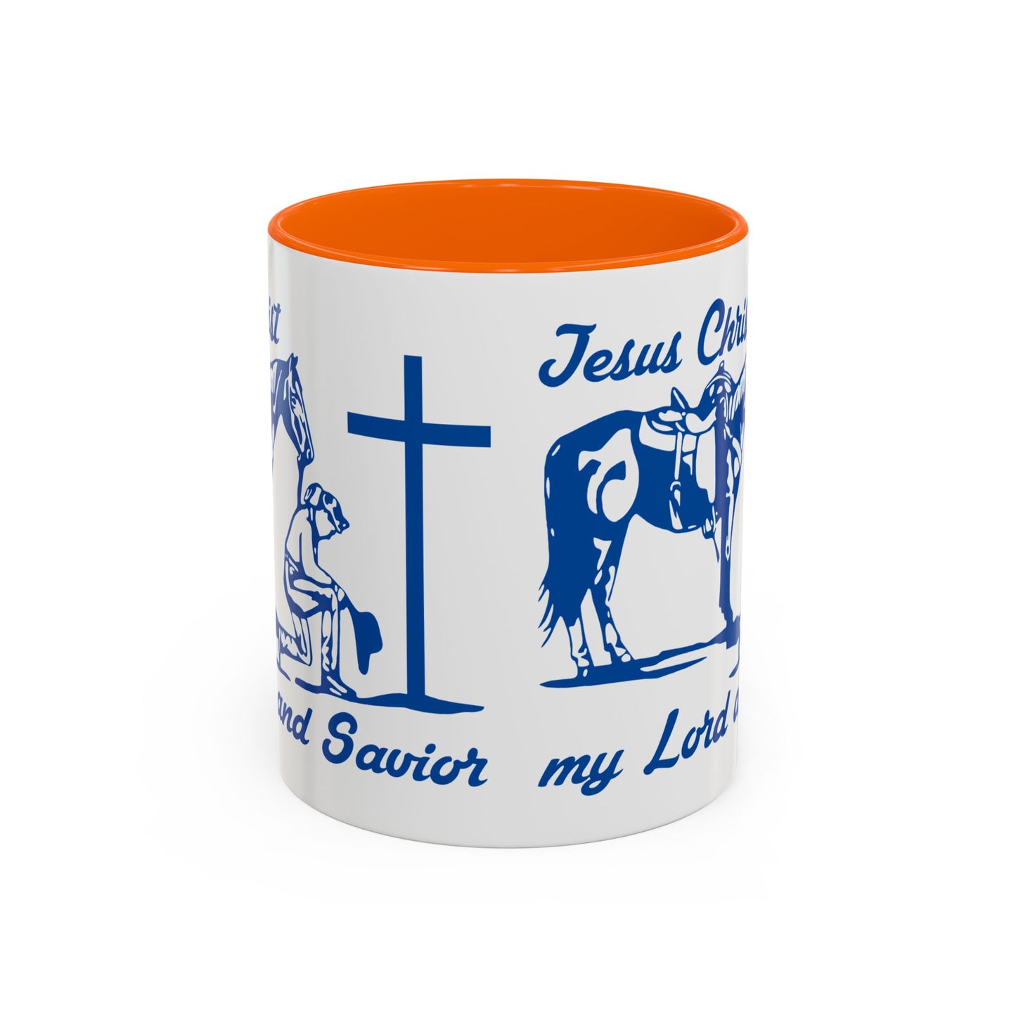 Lord and Savior - Accent Coffee Mug (11, 15oz) - Easter - Mother's Day - Father's Day