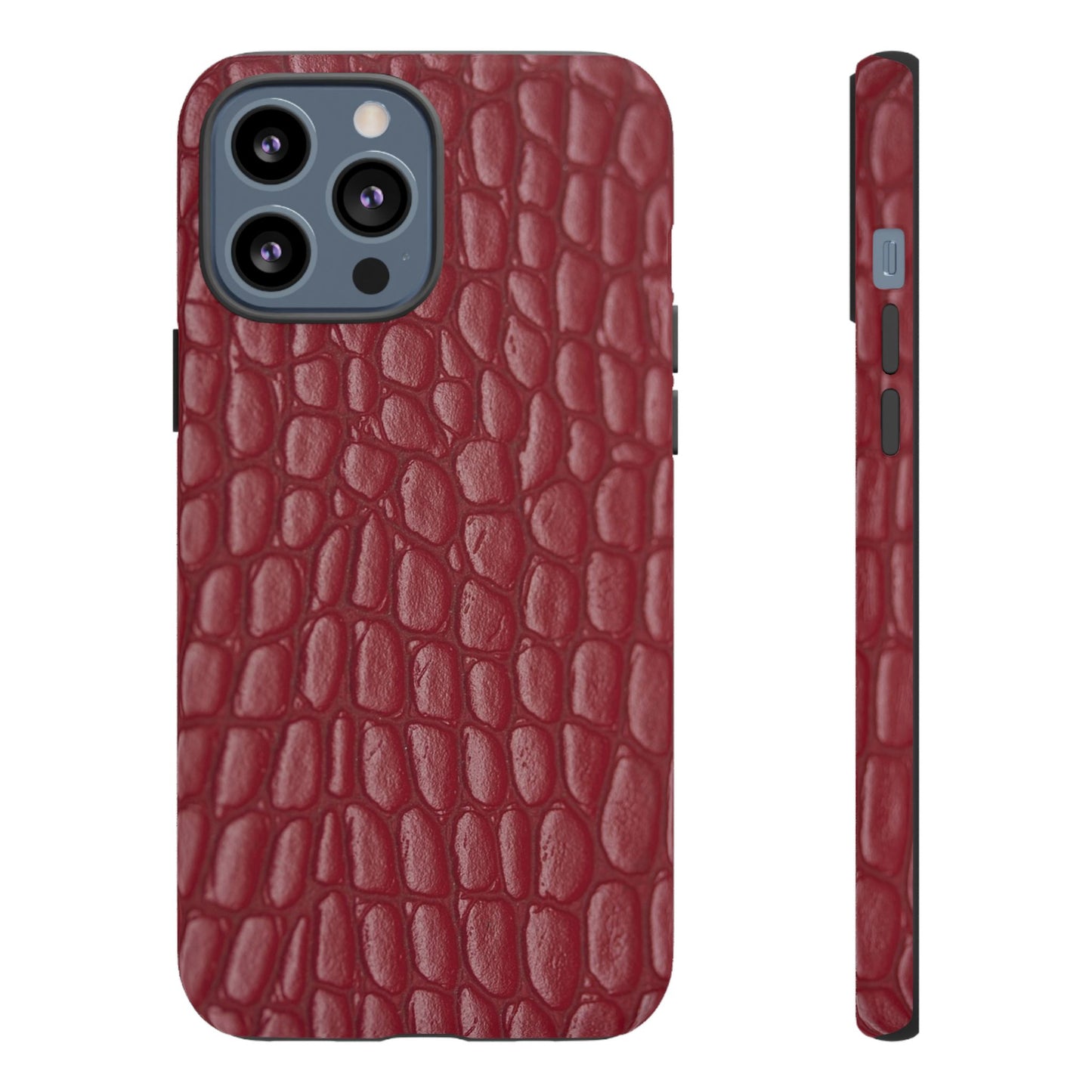 Red Leather - Tough Cases - Whimsical Phone Cases