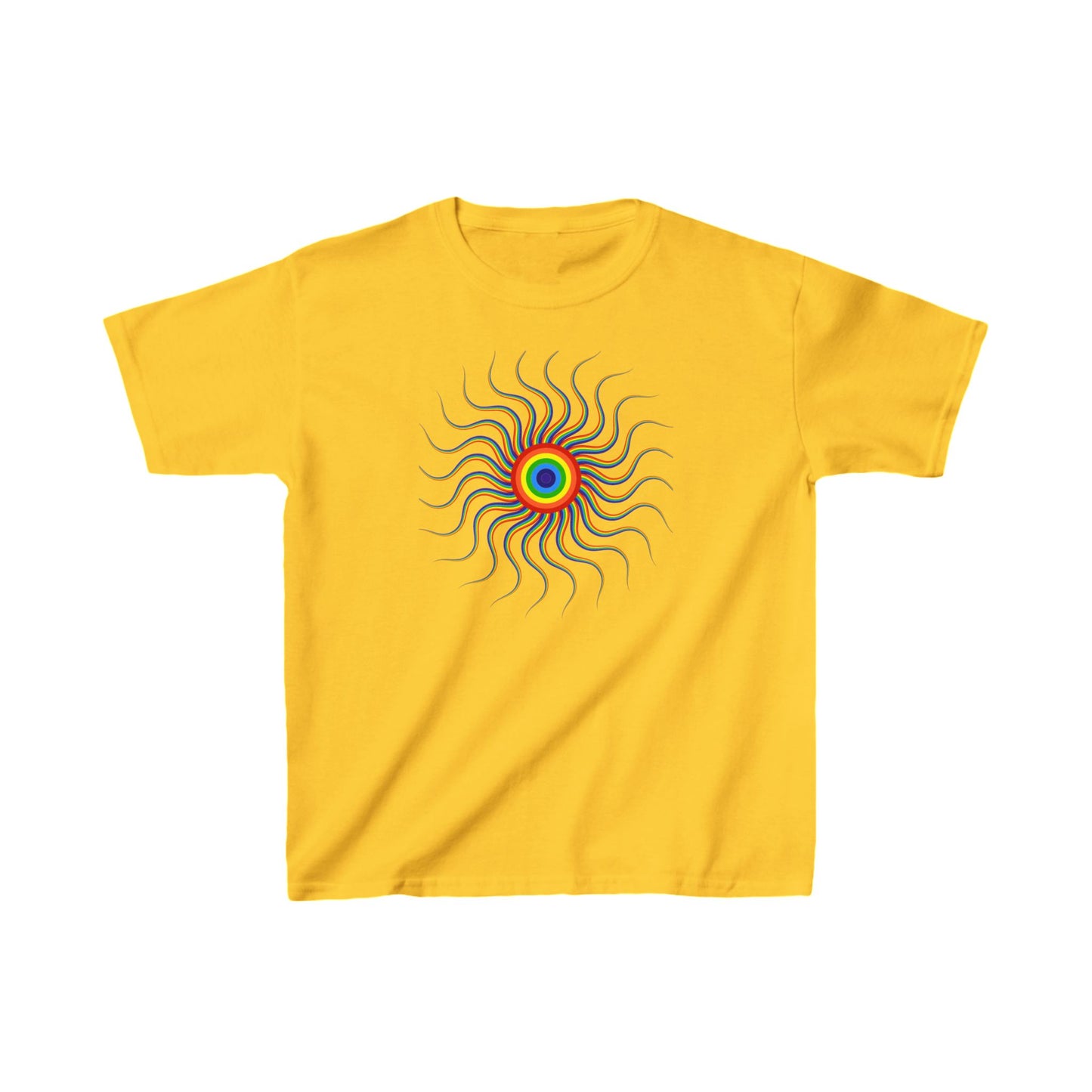 Kids - Crazy Sun -  Heavy Cotton™ T-Shirts