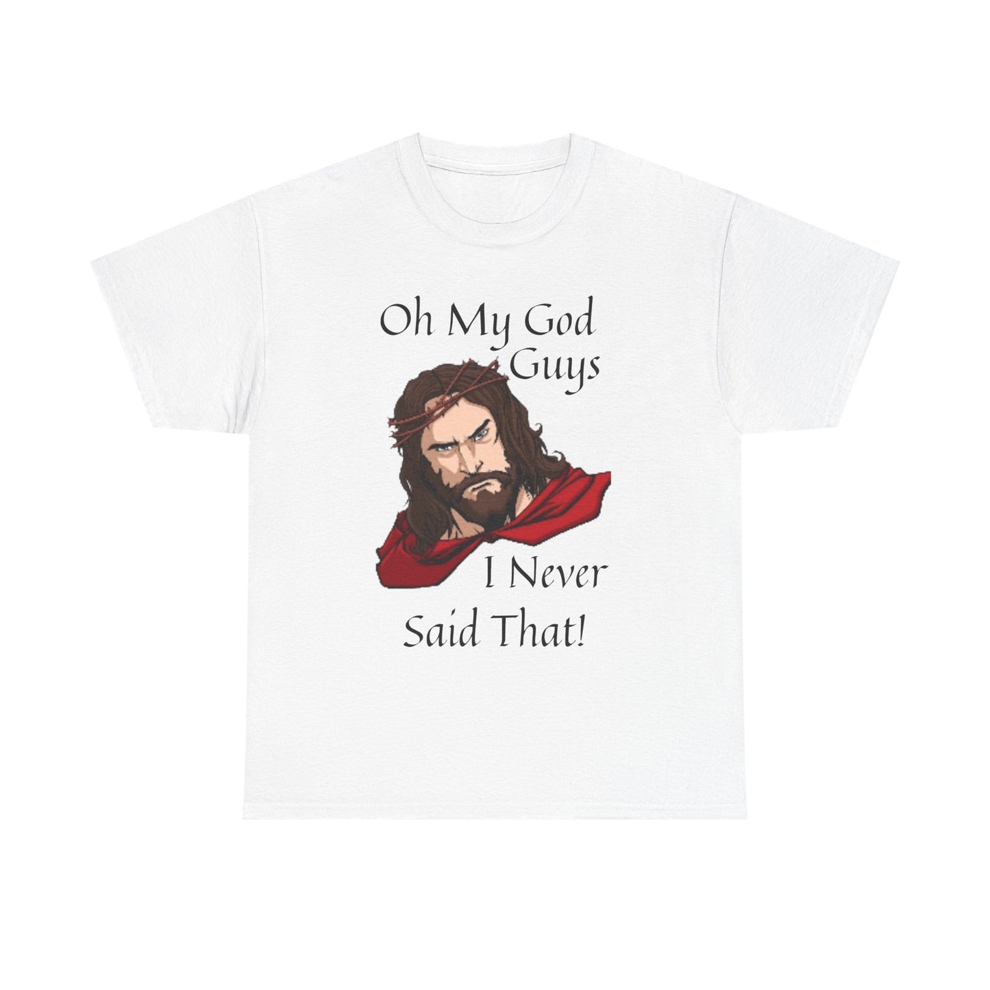 Oh My God - Unisex Heavy Cotton Tee - T-Shirts - Religious