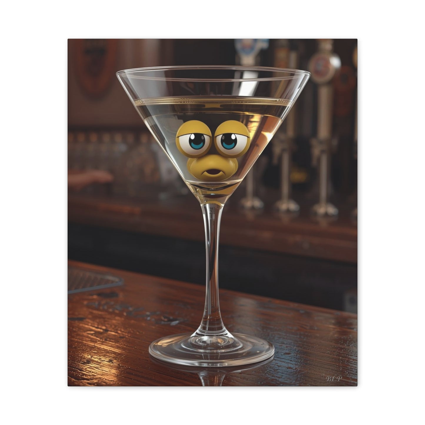 Single Drink - Canvas Stretched, 0.75" - 2026 Wall Art - Creative