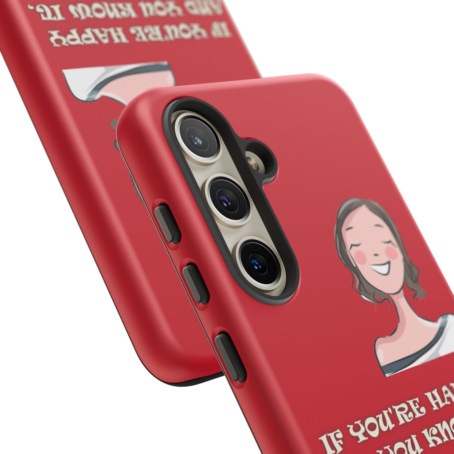 If you happy - Tough Cases - Whimsical Phone Cases