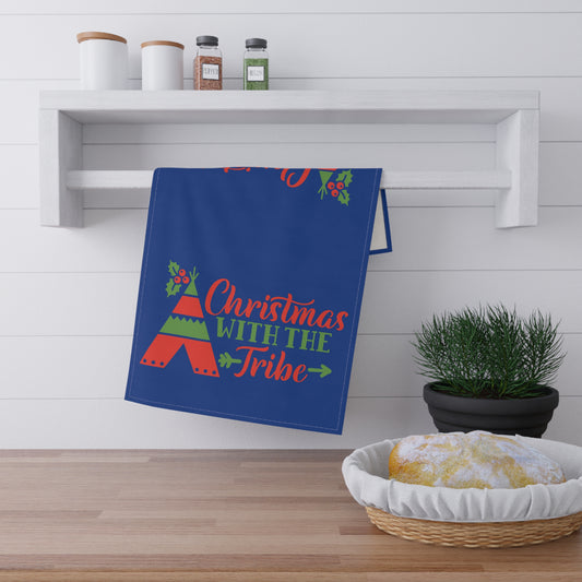 Christmas with the Tribe - Tea Towels (cotton, poly) - Christmas