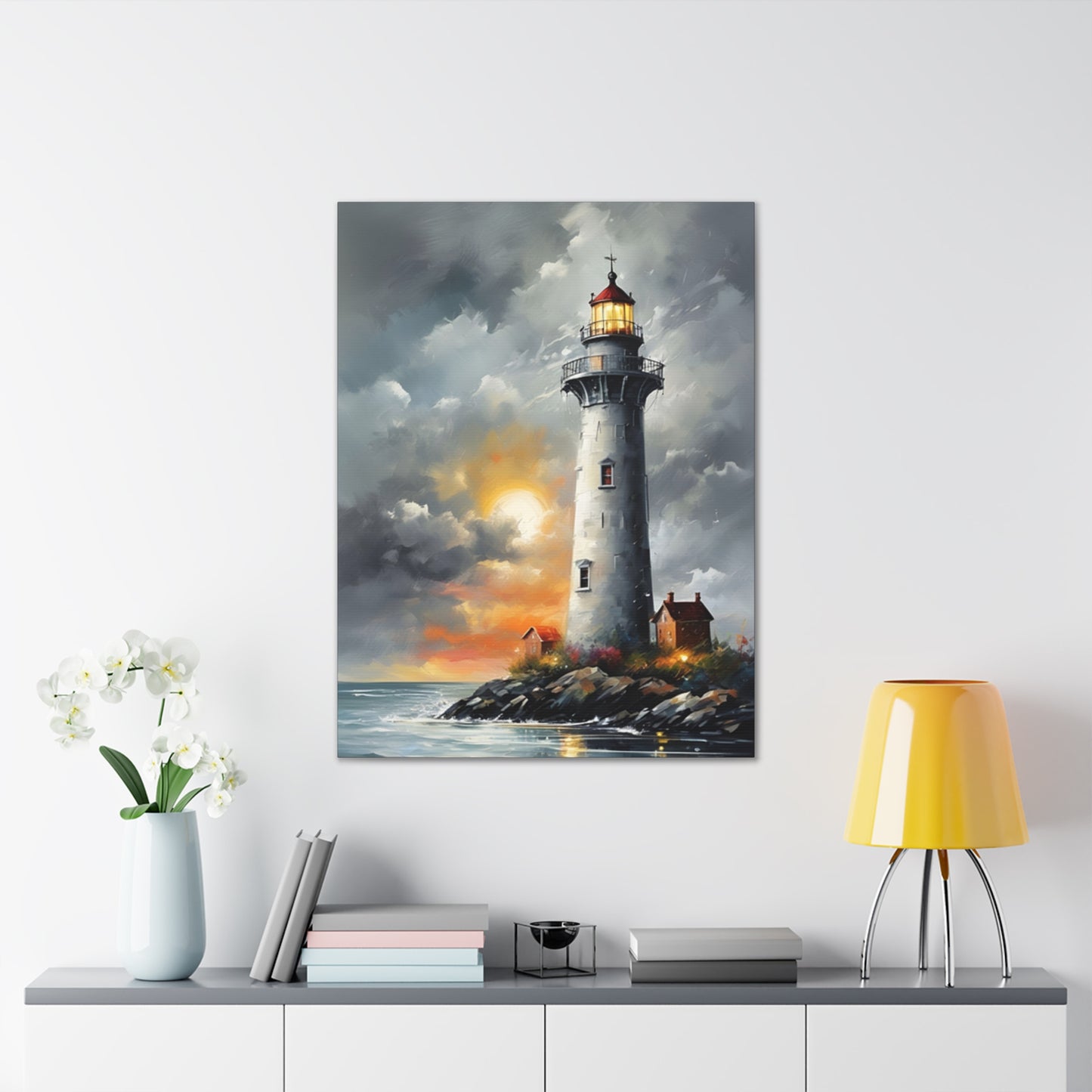 Light House - Canvas -Stretched, 0.75"