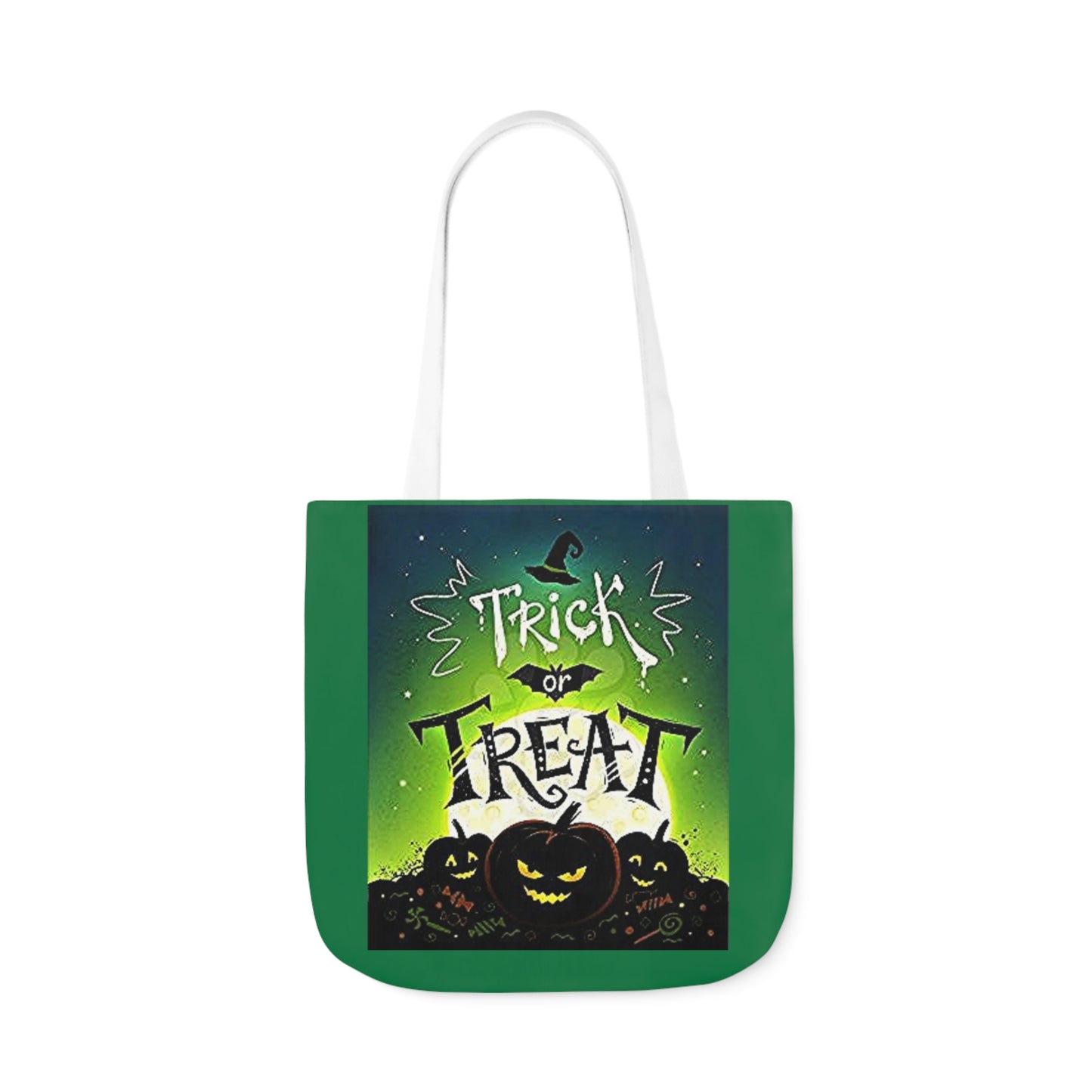 Trick or Treat - Canvas Tote Bag, 5-Color Straps - Halloween