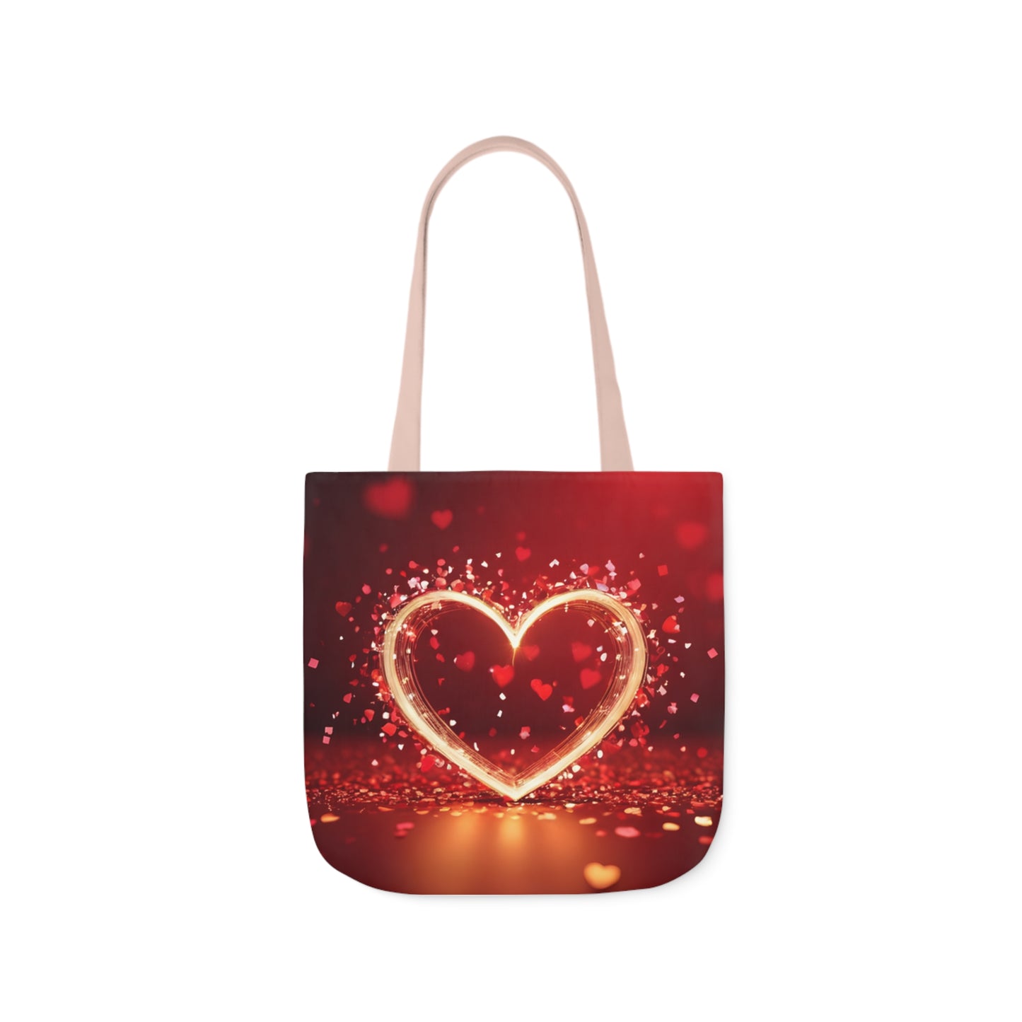 Valentines - Canvas Tote Bag, 5-Color Straps