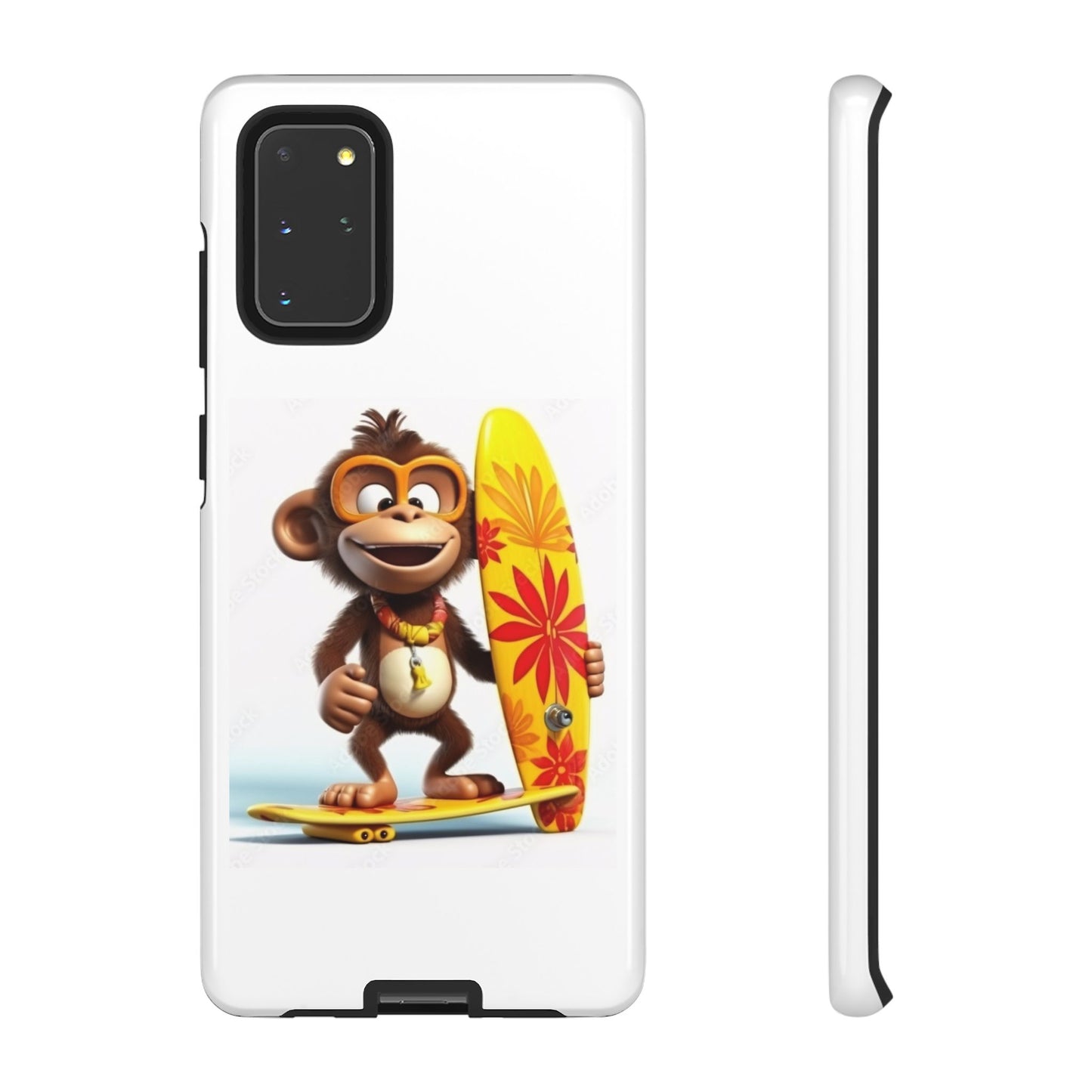 Surfer Monkey -Tough Whimsical Phone Cases