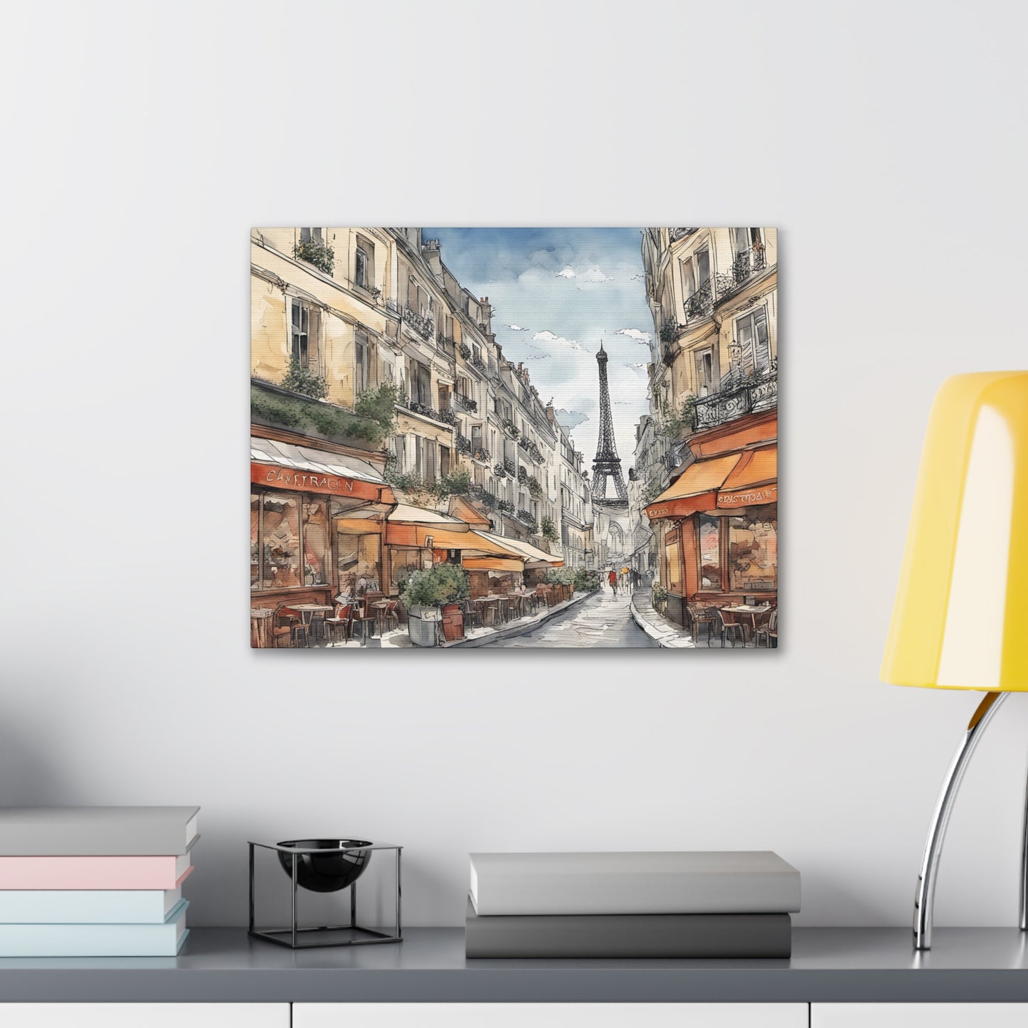 Paris Street - Canvas Stretched, 0.75"