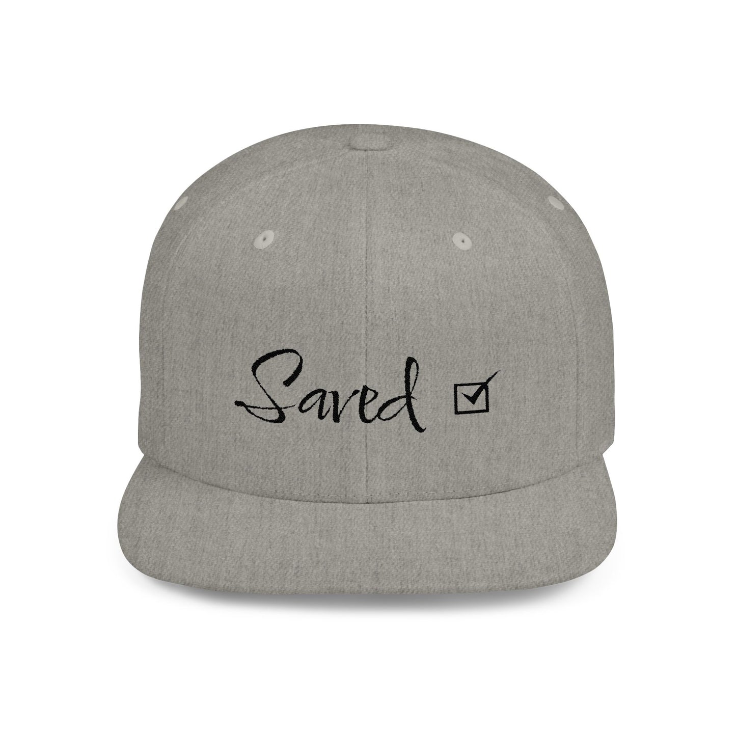 Saved - Black - Embroidered - Low Profile Baseball Cap - Easter - Mother's Day - Father's Day - Easter 1
