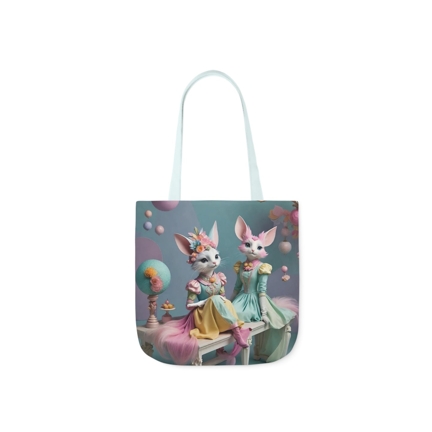 Birthday Party - Canvas Tote Bag, 5-Color Straps Easter