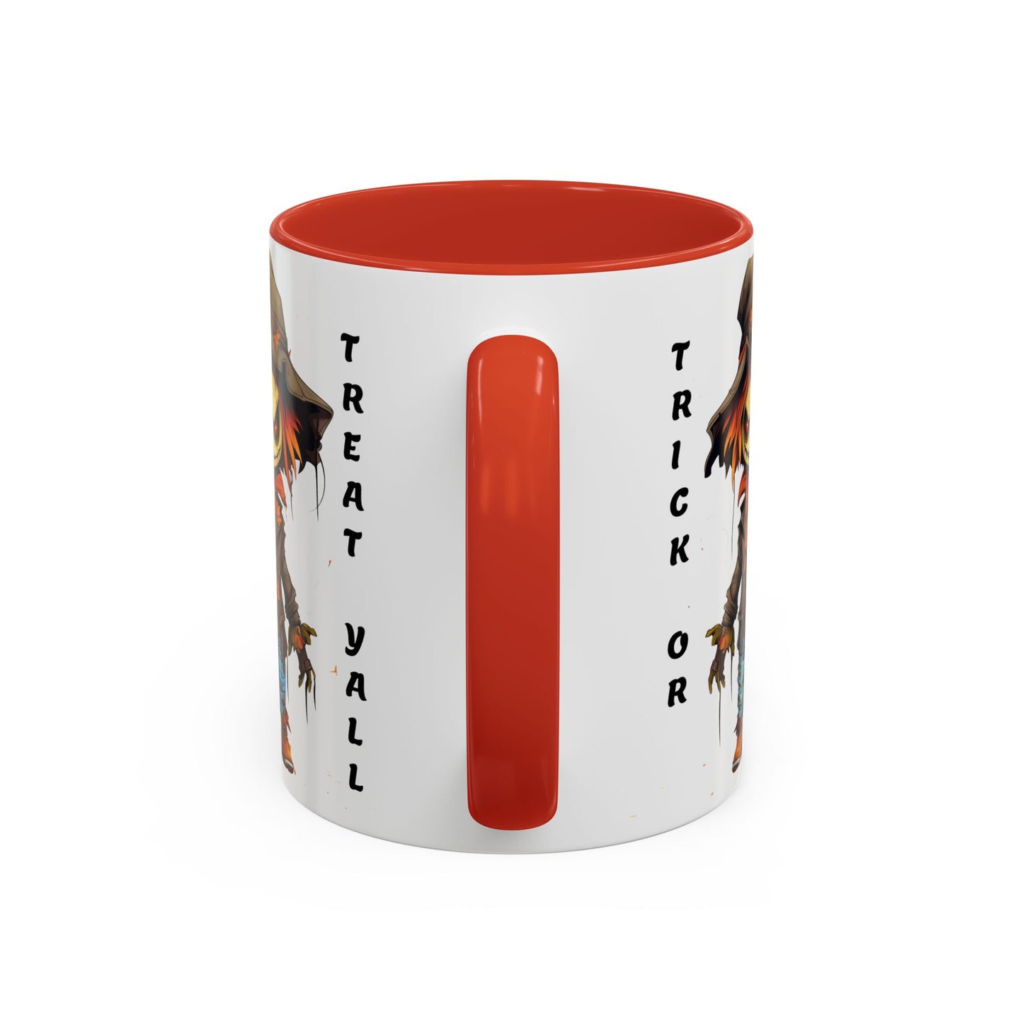 Trick or Treat Yall - Accent Coffee Mug (11, 15oz) - Halloween