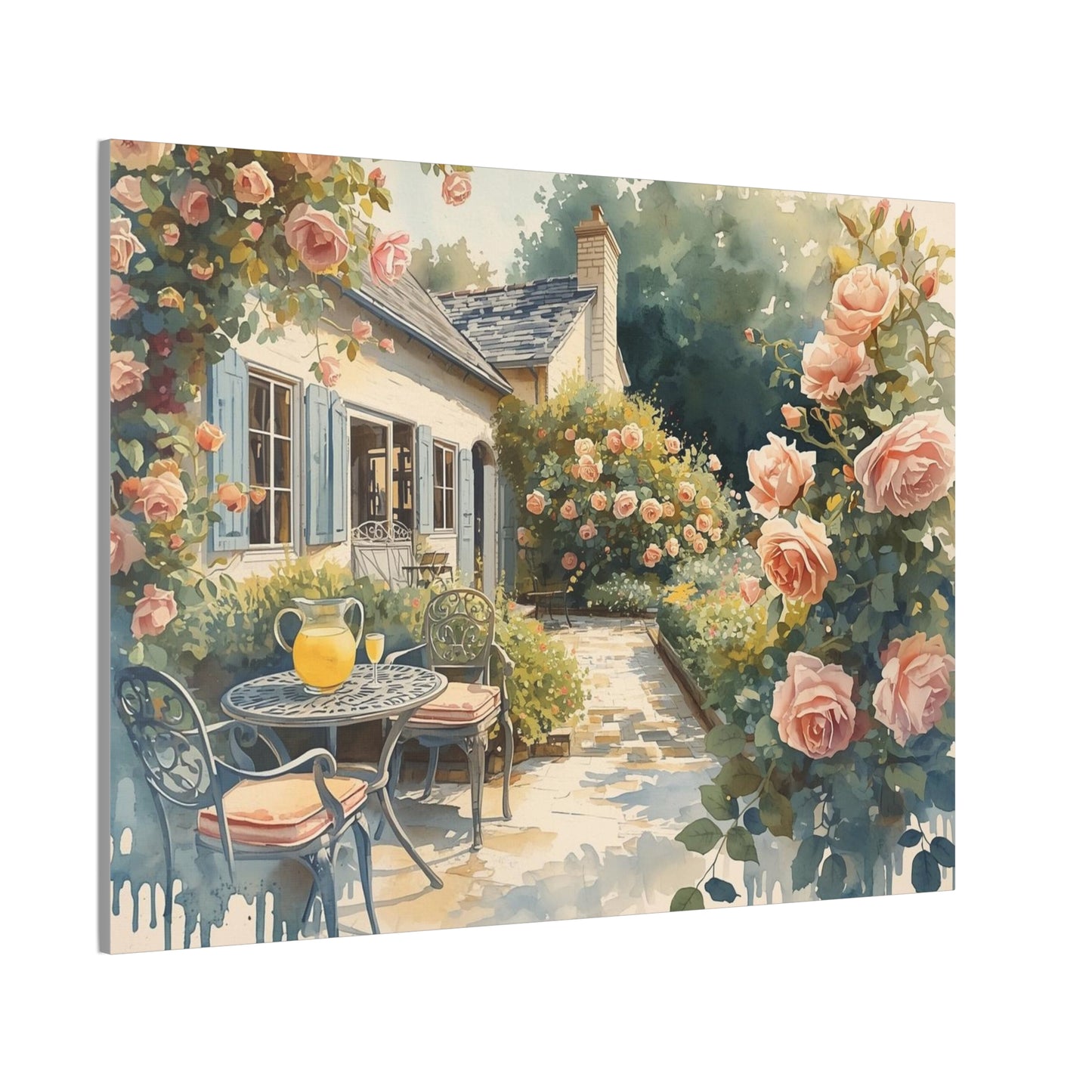 Lemonade on the Patio - Canvas Stretched, 0.75" - 2026 Wall Art Places