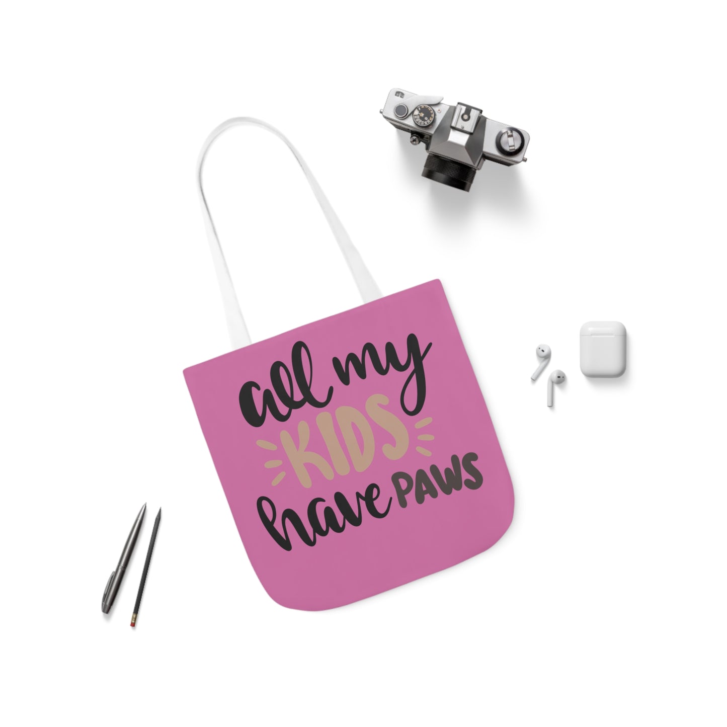 All My - Canvas Tote Bag, 5-Color Straps - Mother's Day