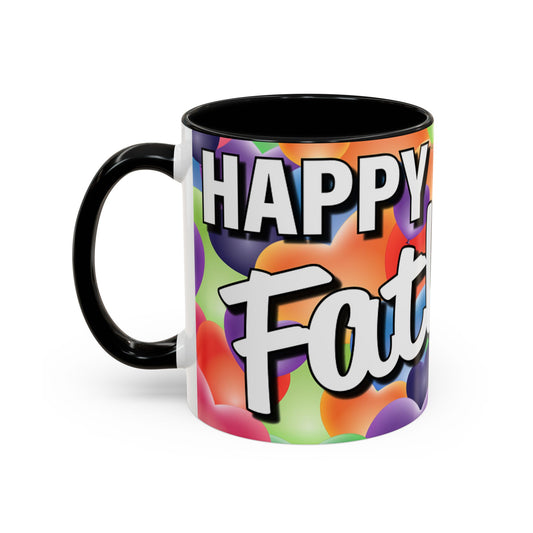 Happy Father's Day - Accent Coffee Mug (11, 15oz) - Father's Day