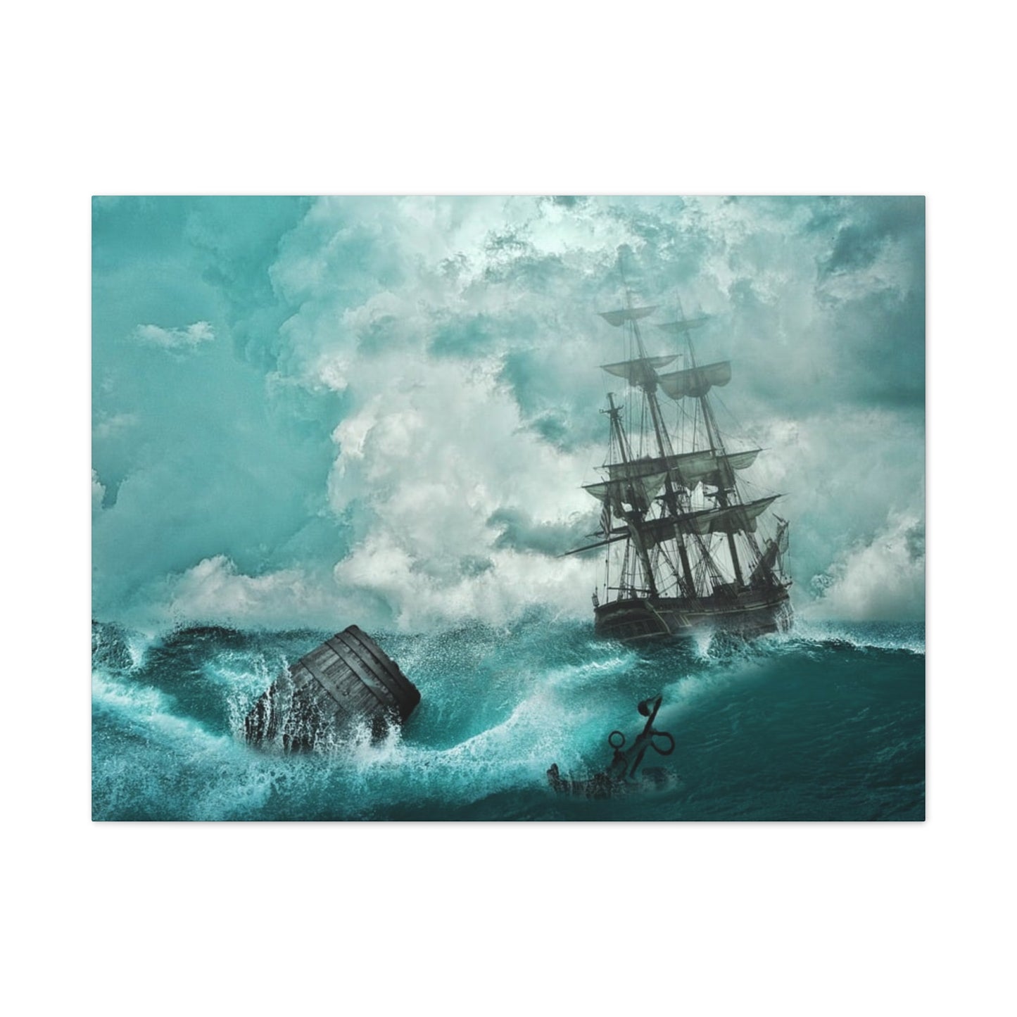 At Sea - Canvas Stretched, 0.75"