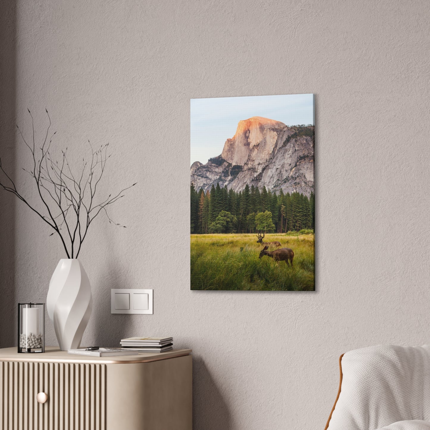 Half Dome Meadow - Canvas Stretched, 0.75"