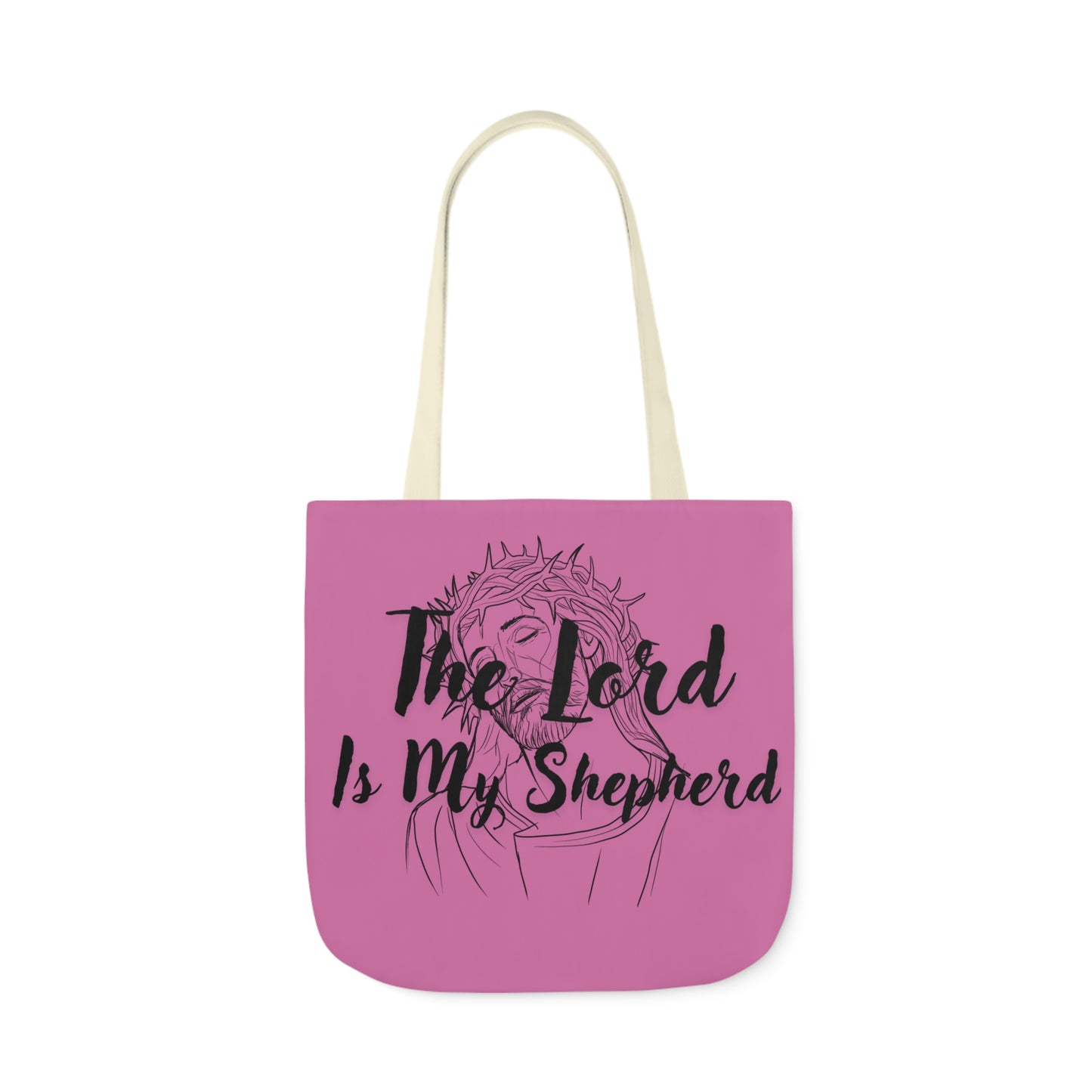 The Lord is My Shepherd - Canvas Tote Bag, 5-Color Straps - Religious