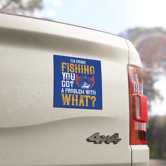 Fishing - Car Magnets - Father's Day