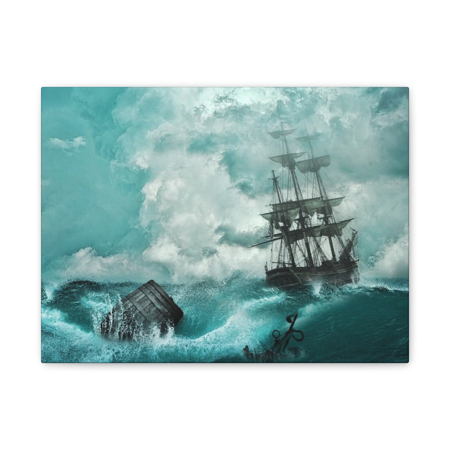 At Sea - Canvas Stretched, 0.75"