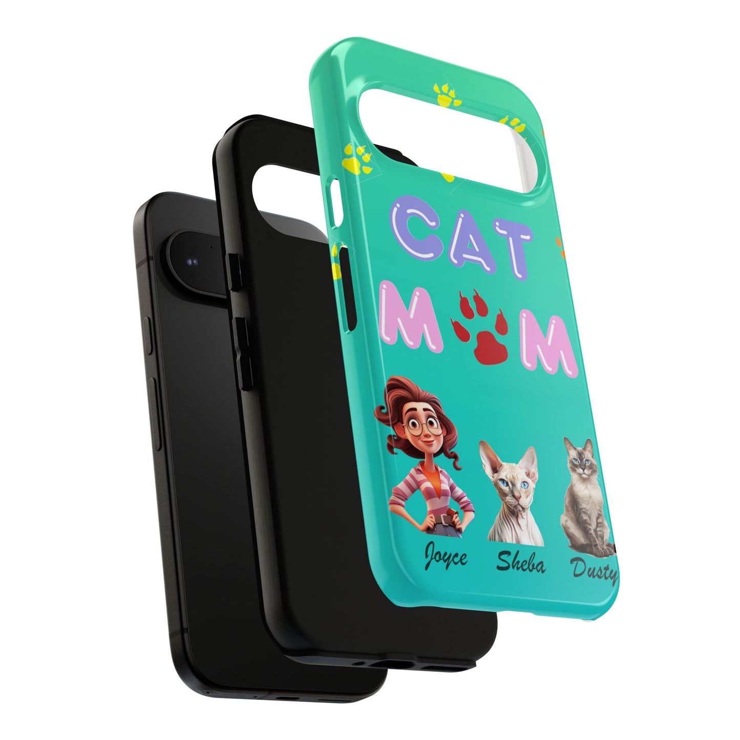 Cat Mom - Tough Cases - Mother's Day - Whimsical