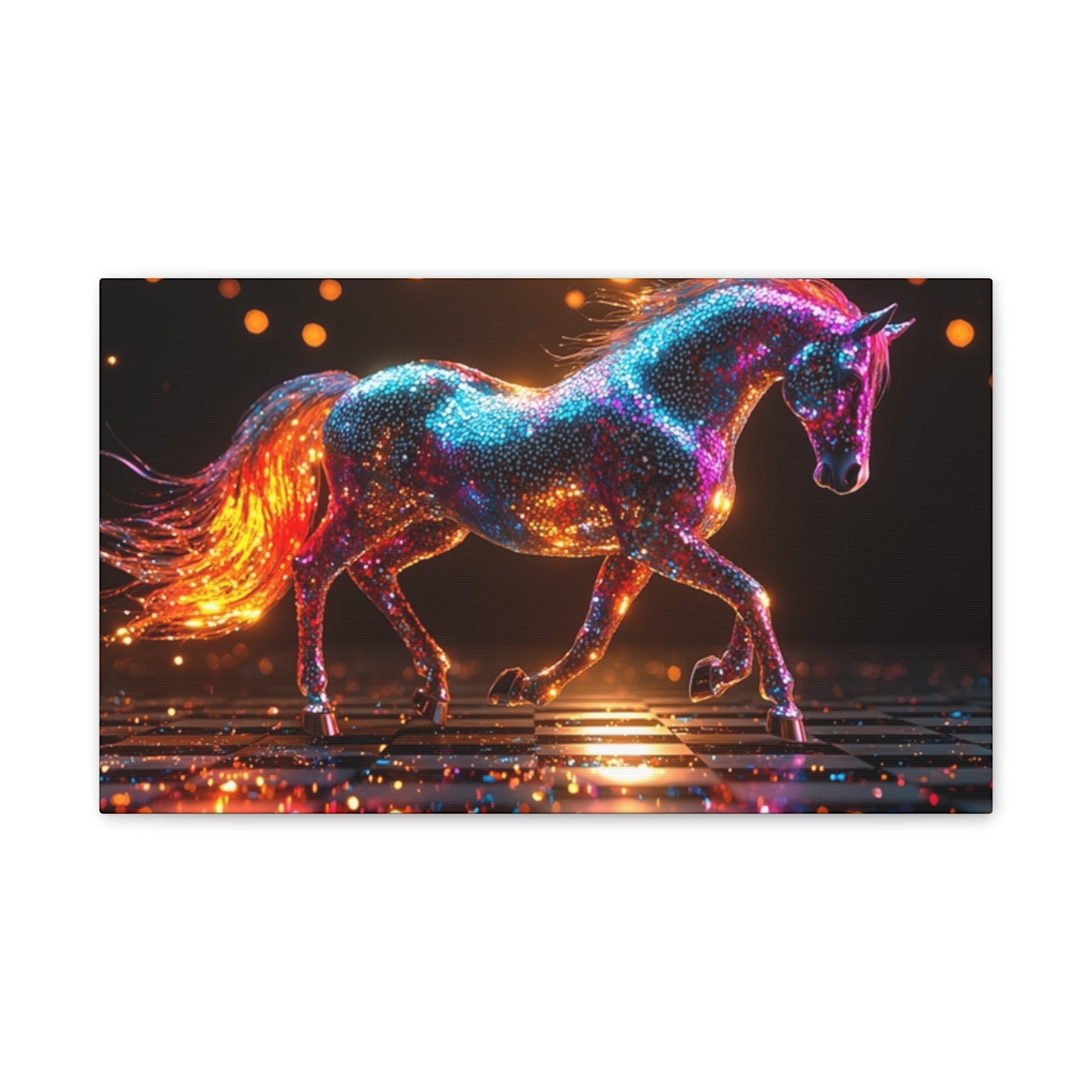 Bling Stallion - Canvas Stretched, 0.75"