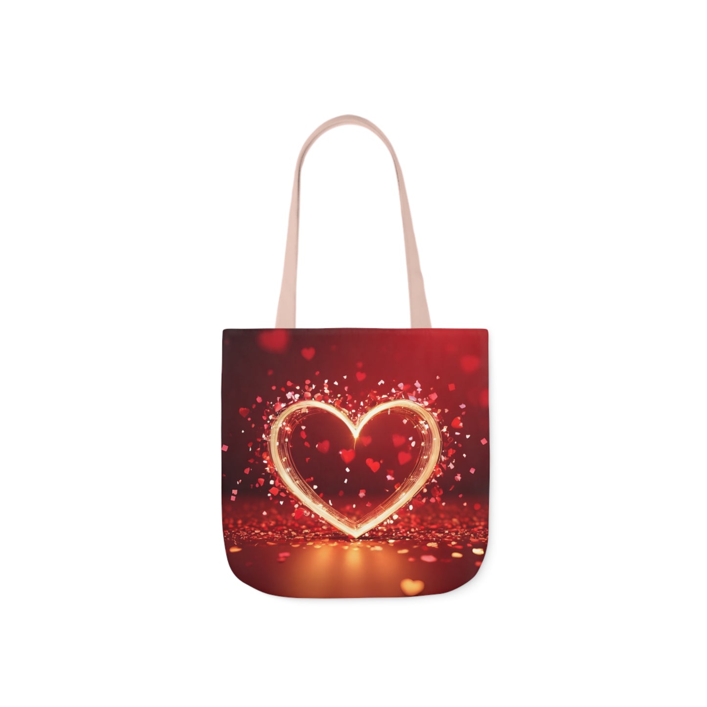 Valentines - Canvas Tote Bag, 5-Color Straps