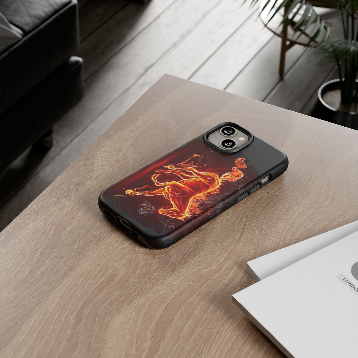 Burning Horse - Whimsical Phone Cases