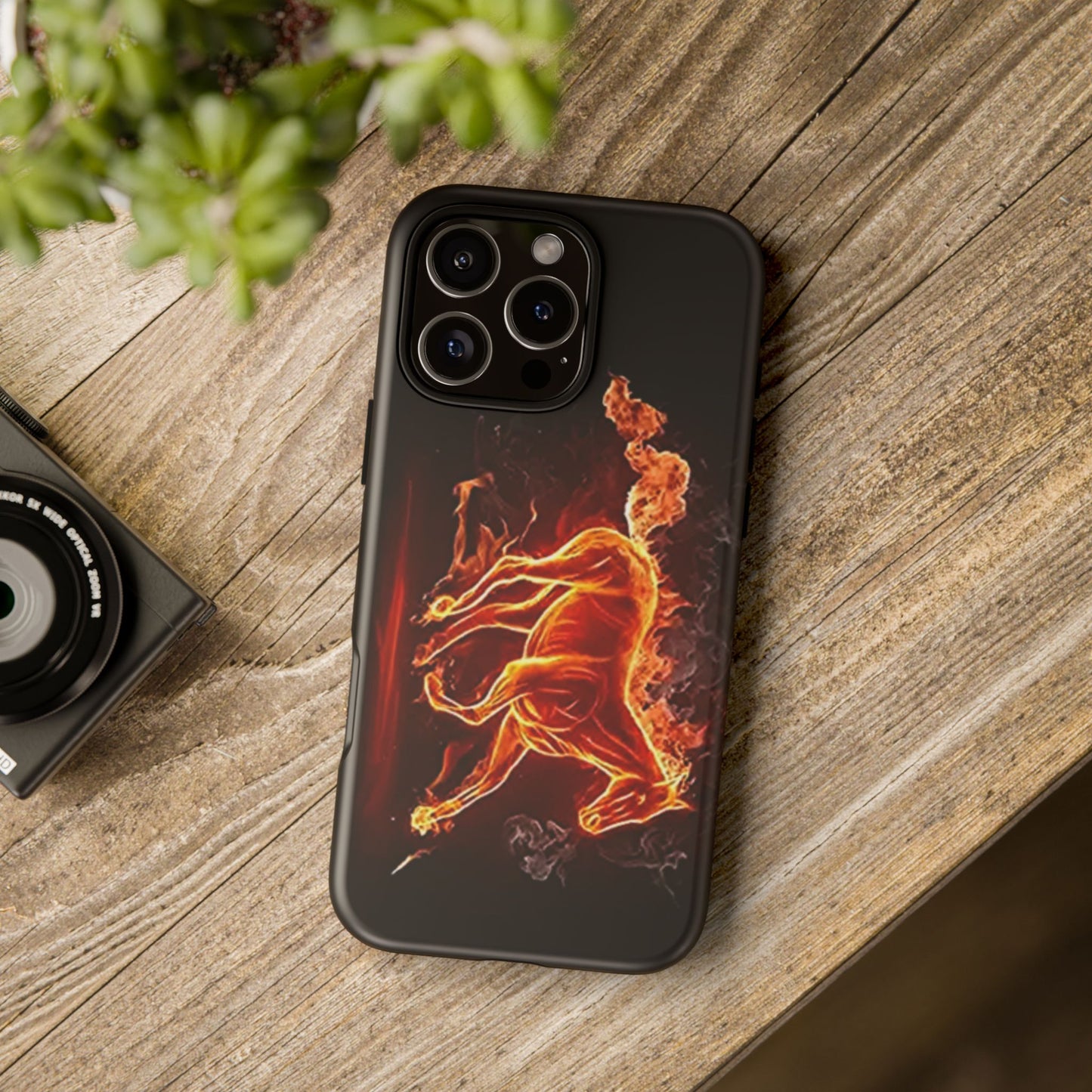 Burning Horse - Whimsical Phone Cases