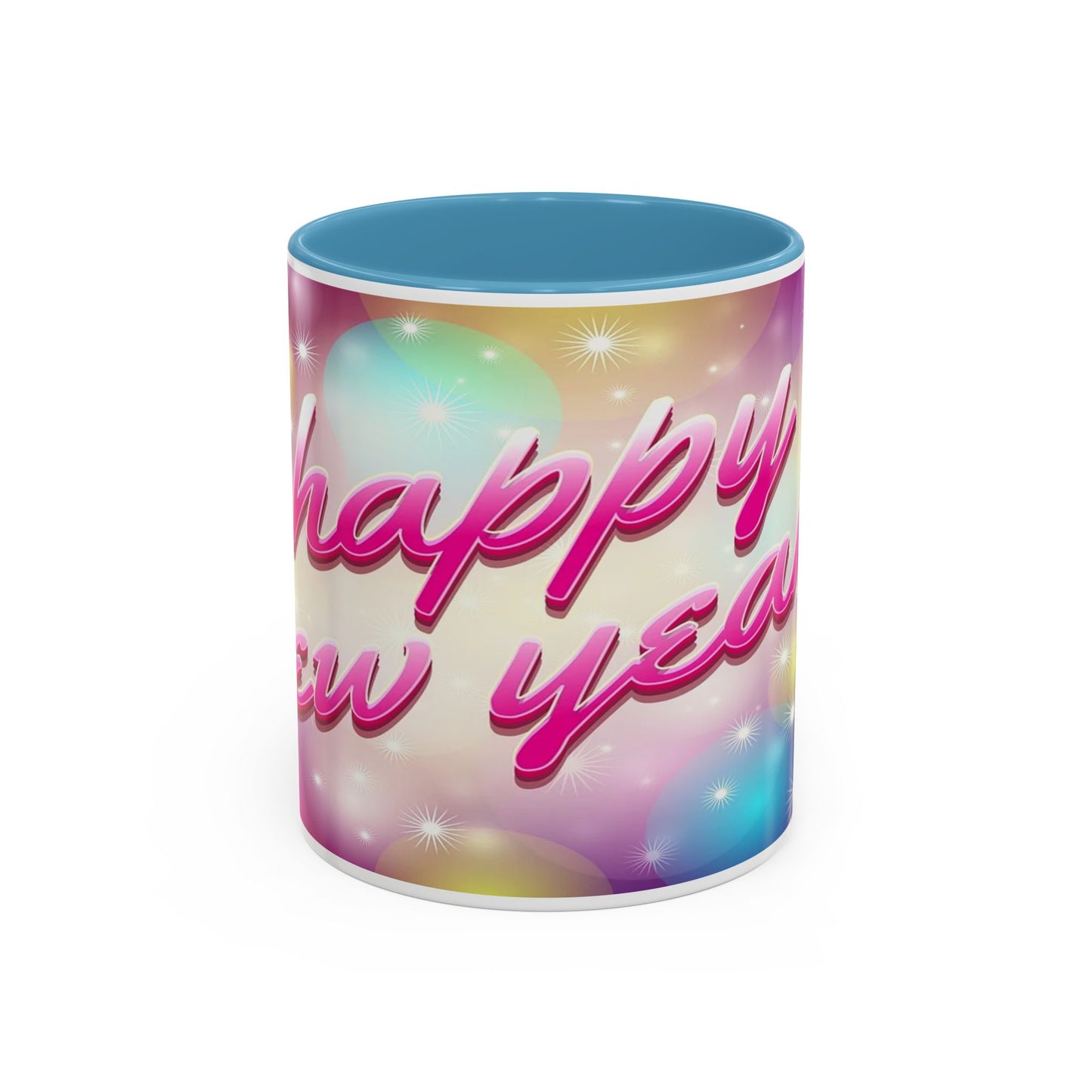 Happy New Year - Accent Coffee Mug (11, 15oz)