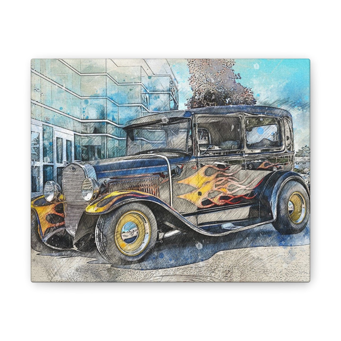 Coupe - Canvas Stretched, 0.75" - Father's Day