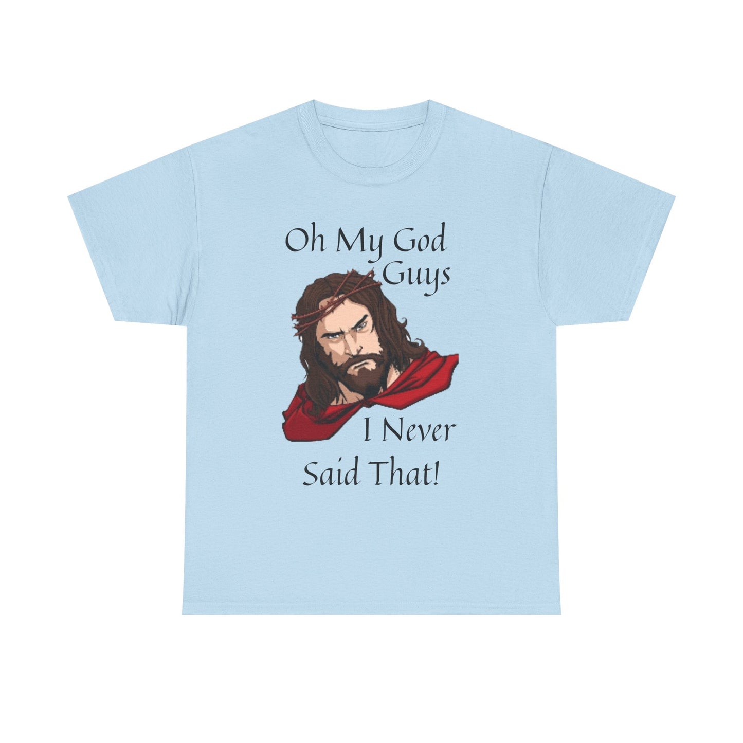 Oh My God - Unisex Heavy Cotton Tee - T-Shirts - Religious