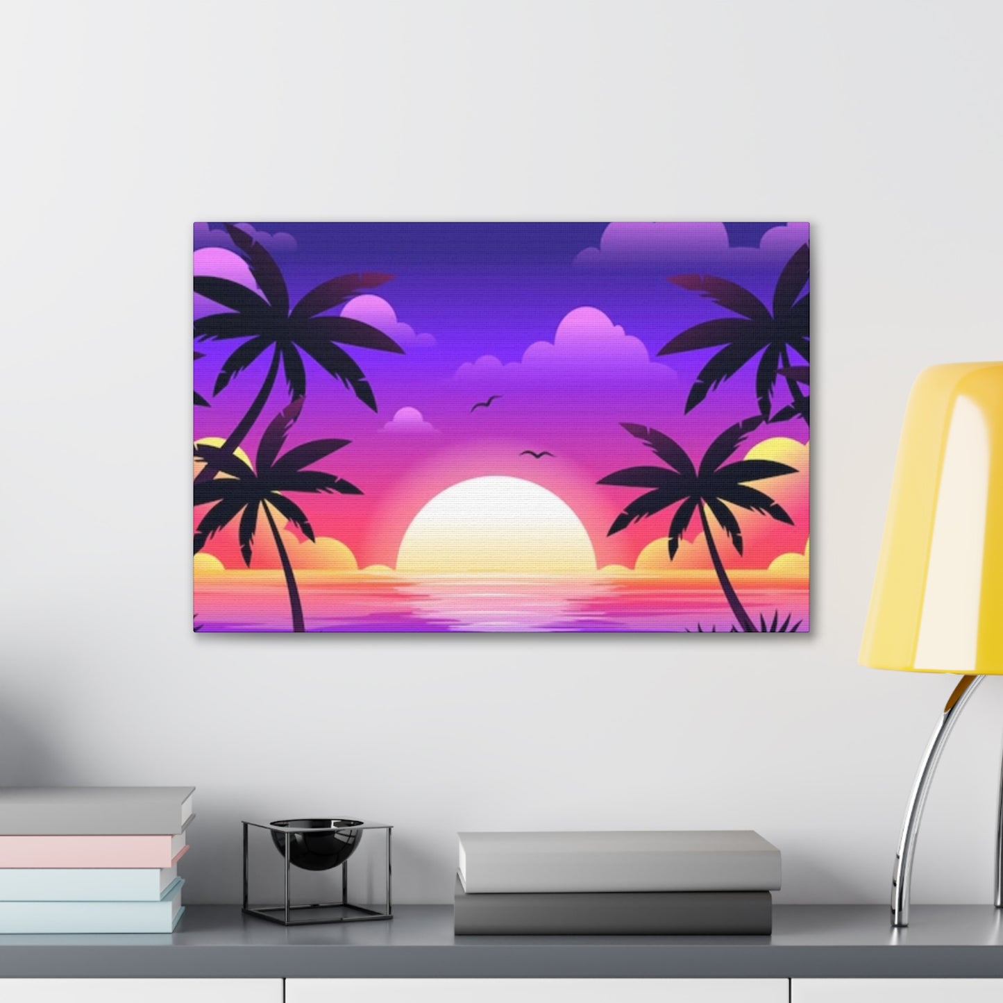 Island Sunset - Canvas Stretched, 0.75"