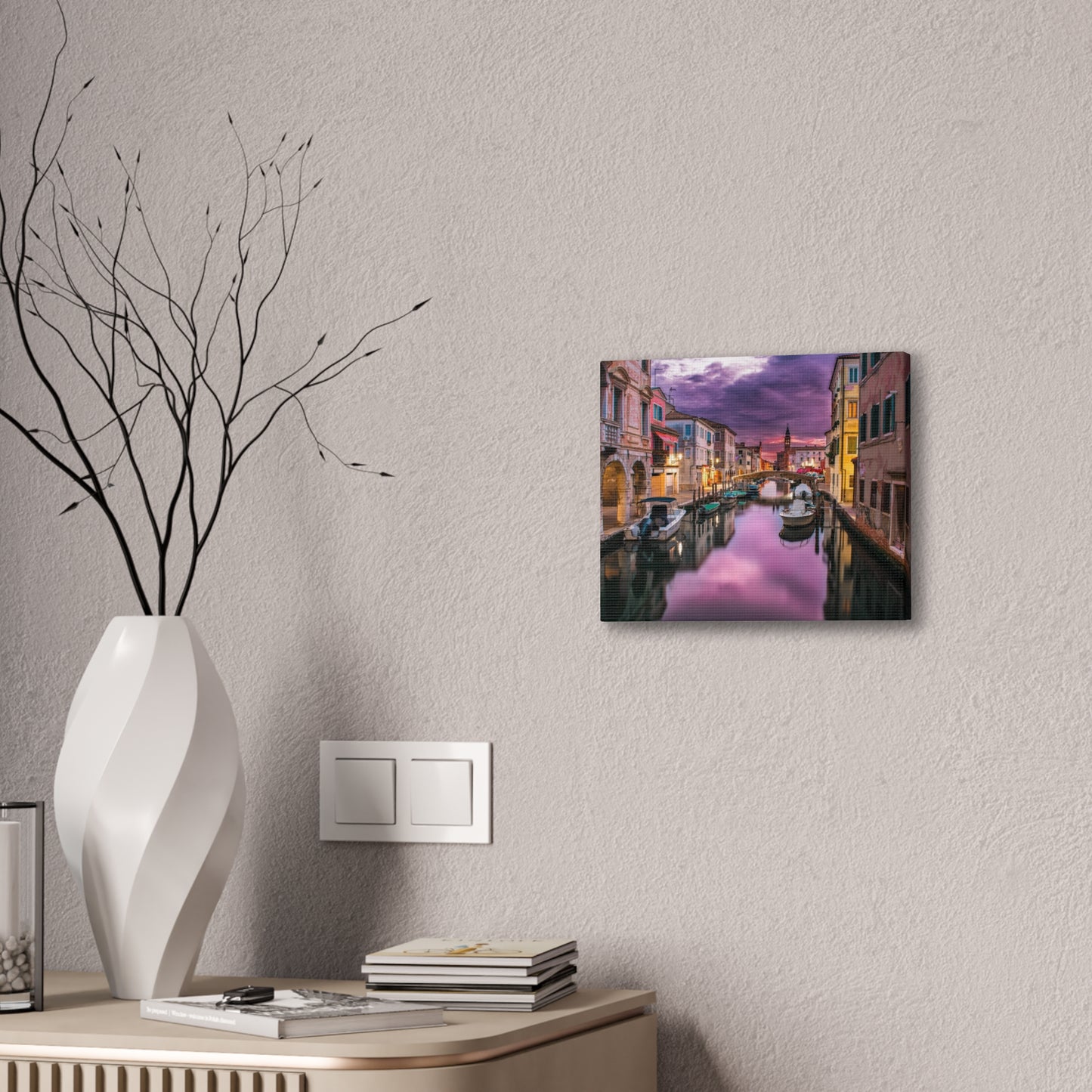 Venice Canal - Canvas Stretched, 0.75"