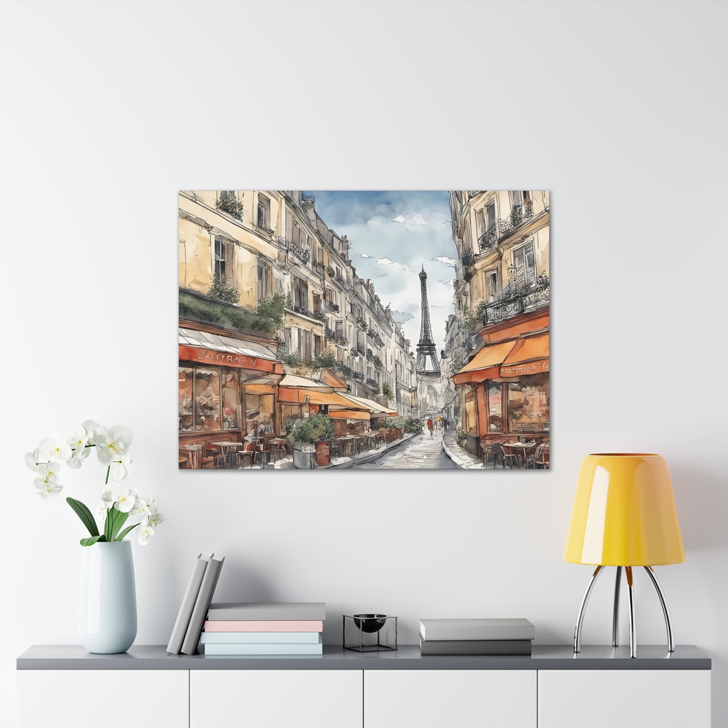 Paris Street - Canvas Stretched, 0.75"