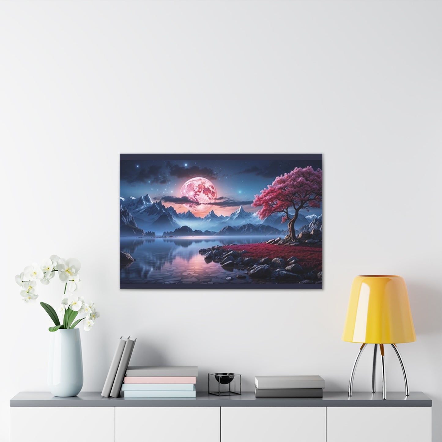 Moon Scape - Canvas Stretched, 0.75"