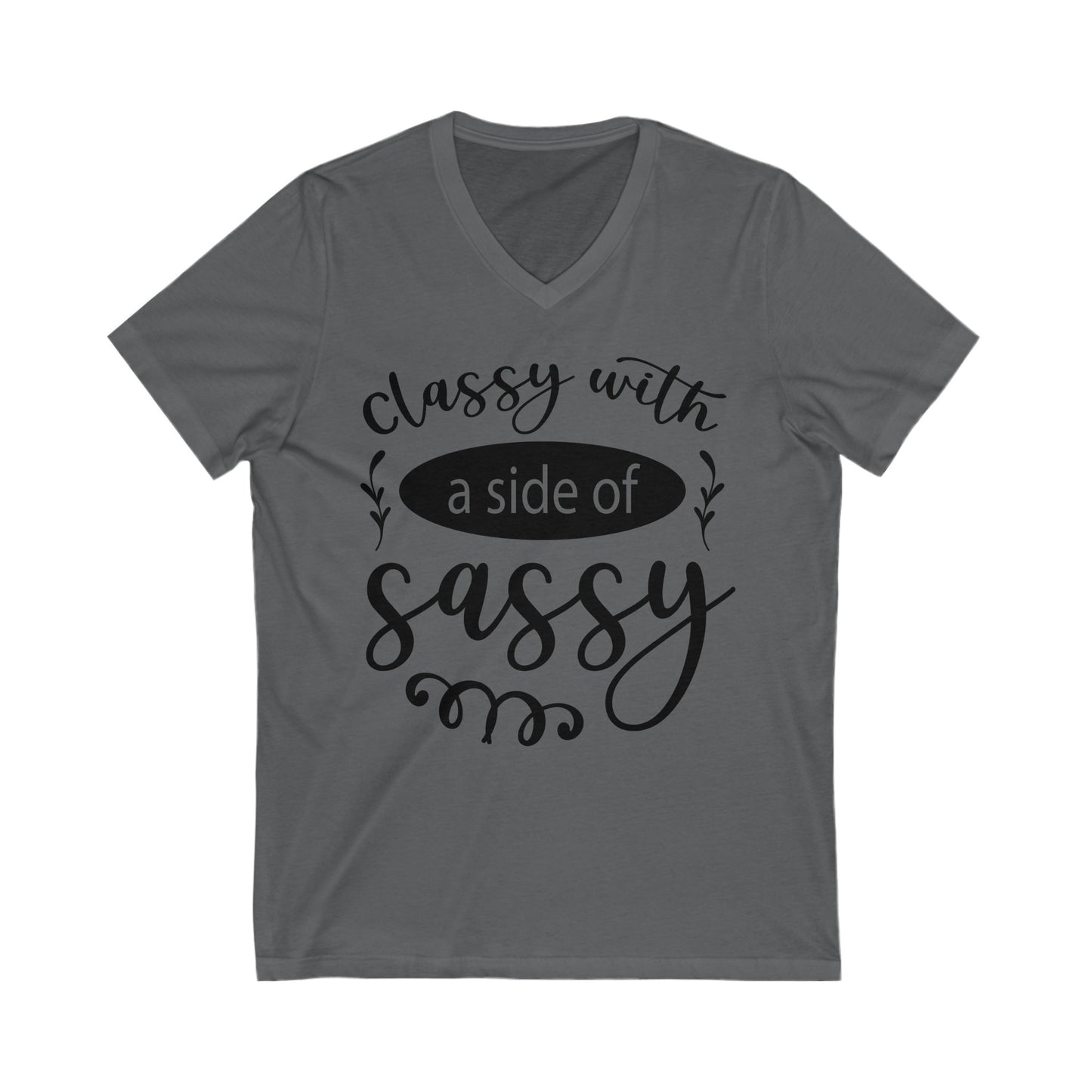 Classy - Unisex Jersey Short Sleeve V-Neck T-Shirts