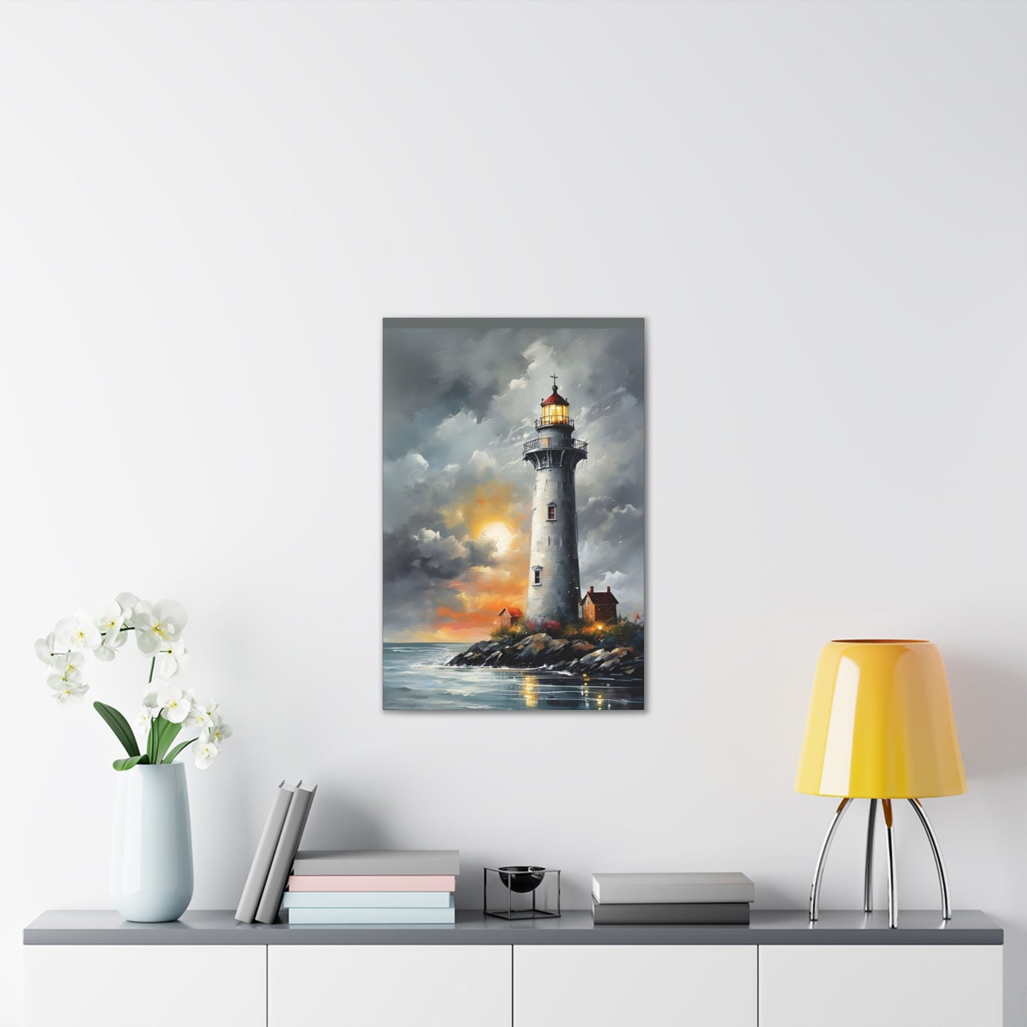 Light House - Canvas -Stretched, 0.75"