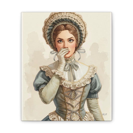 Victorian Woman - Canvas Stretched, 0.75" - 2026 Wall Art - Bathroom Humor
