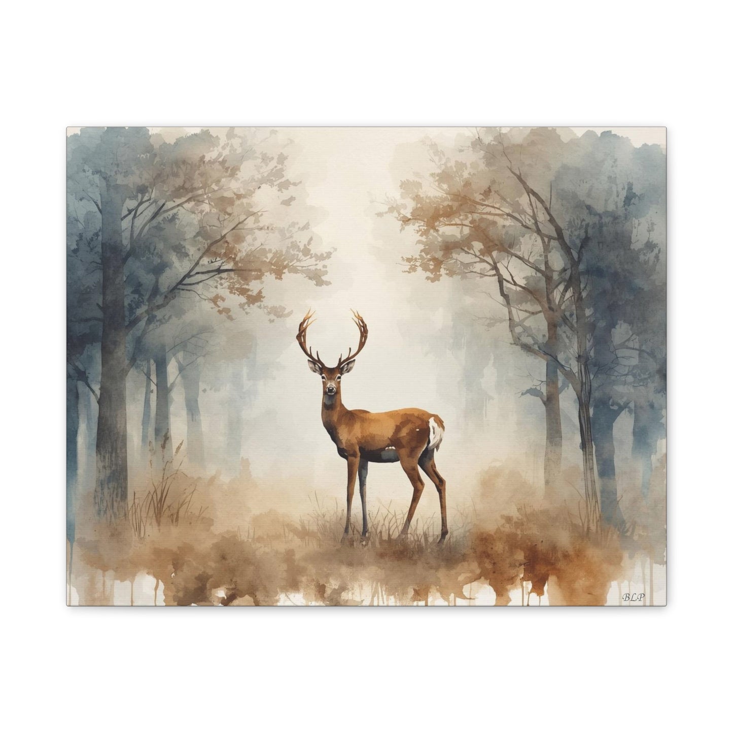 Lone Buck - Canvas Stretched, 0.75" - 2026 Wall Art - Animals